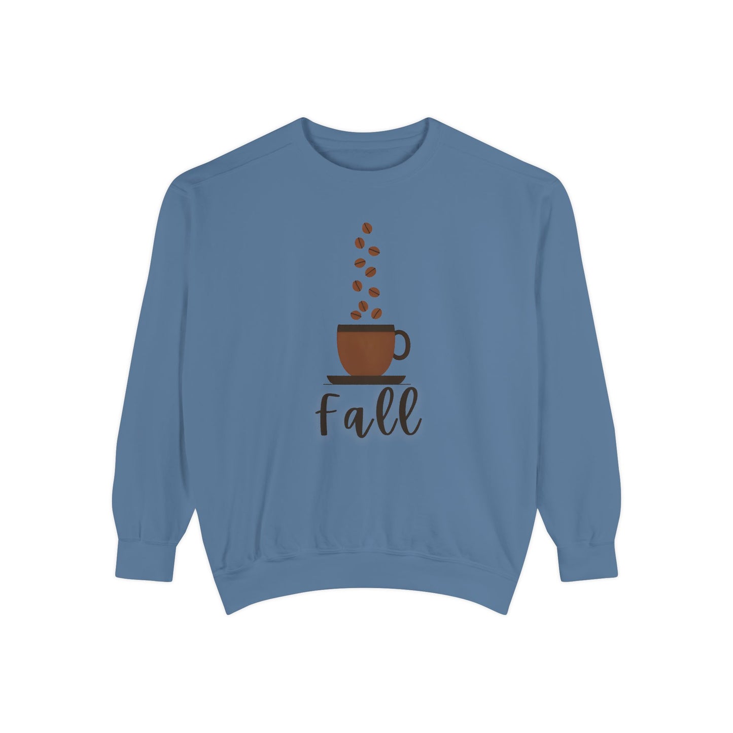 Fall Coffee Vibes Comfort Colors Sweatshirt, Cozy Sweatshirt, Trendy Fall Apparel, Gift for Coffee Lovers, Autumn Fashion