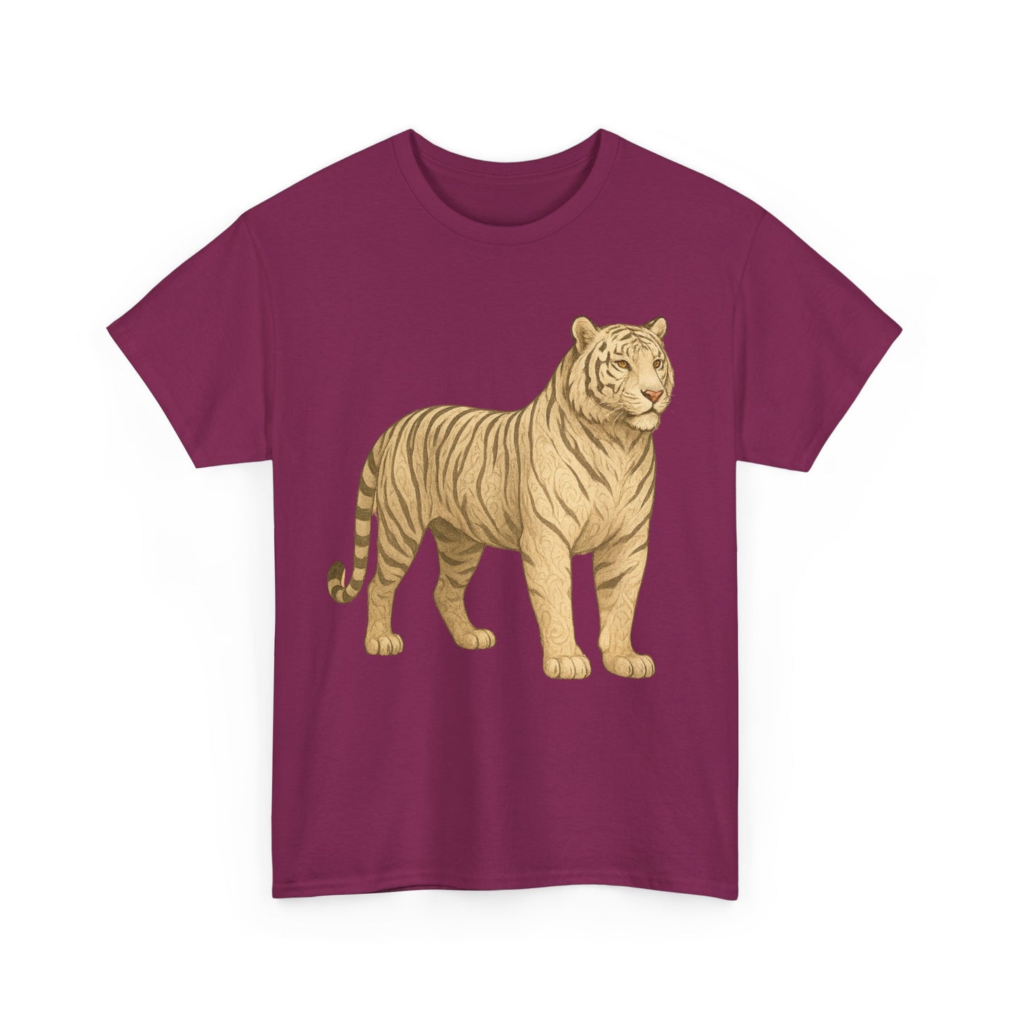 Stylish Tiger Print Tee, Perfect Gift for Animal Lovers, Unique Graphic Shirt, Eco-Friendly Cotton T-Shirt