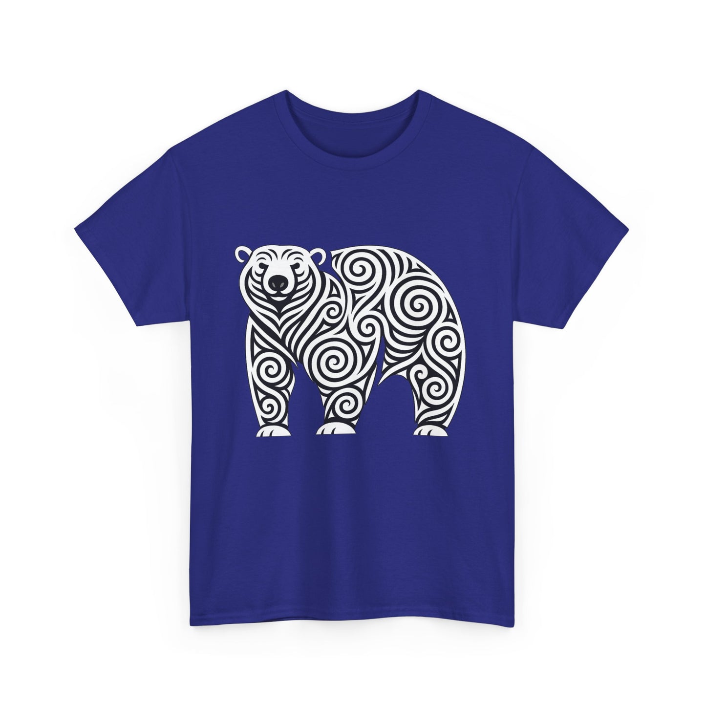 Stylish Bear Graphic Tee - Unisex Heavy Cotton T-Shirt, Animal Lover Gift, Unique Nature Apparel