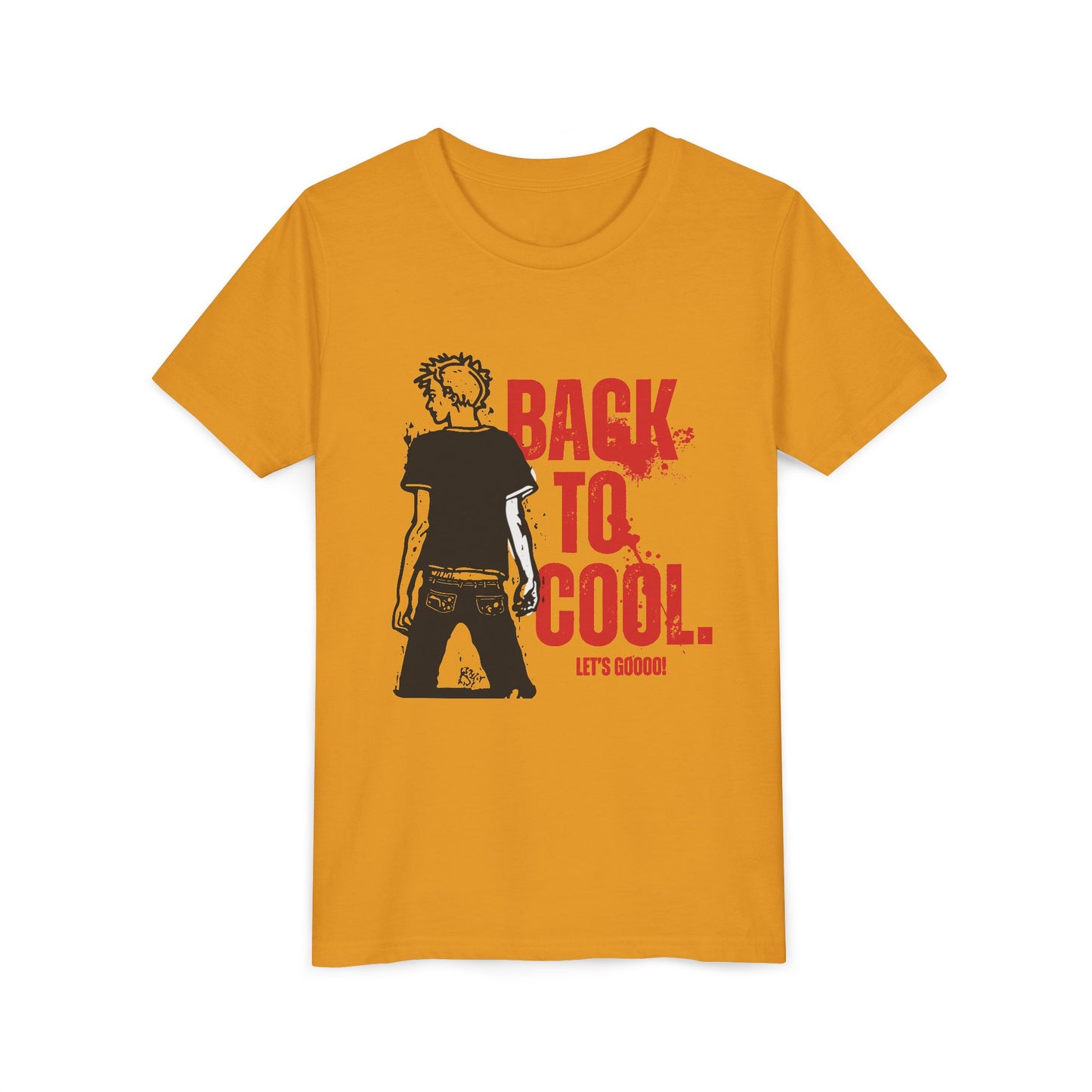 Youth Short Sleeve Tee - "Back to Cool" Graphic Tee for Trendy Kids, School
