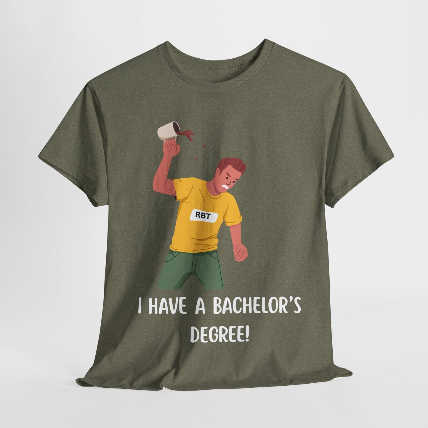 Funny RBT Coffee Throw Tee - Behavior Technician Humor Shirt - ABA Therapy Gift from Parents