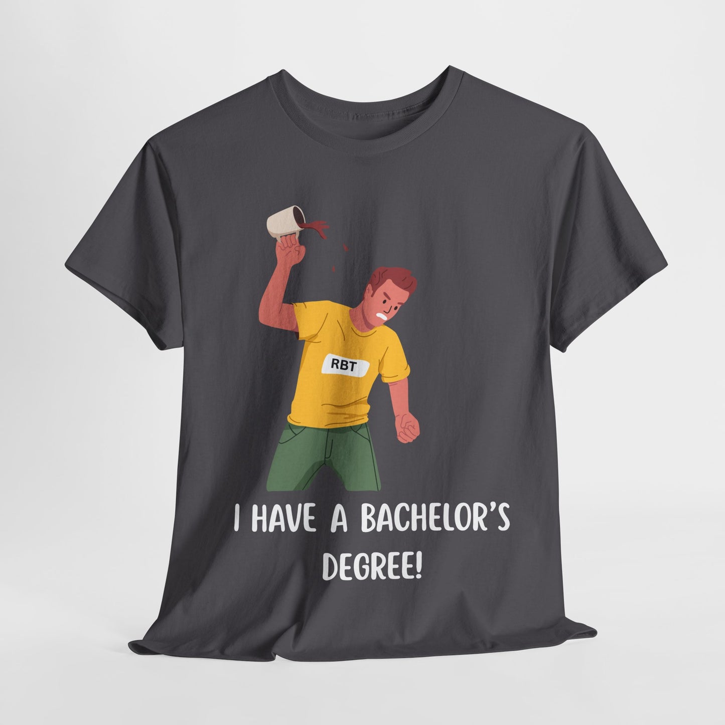 Funny RBT Coffee Throw Tee - Behavior Technician Humor Shirt - ABA Therapy Gift from Parents