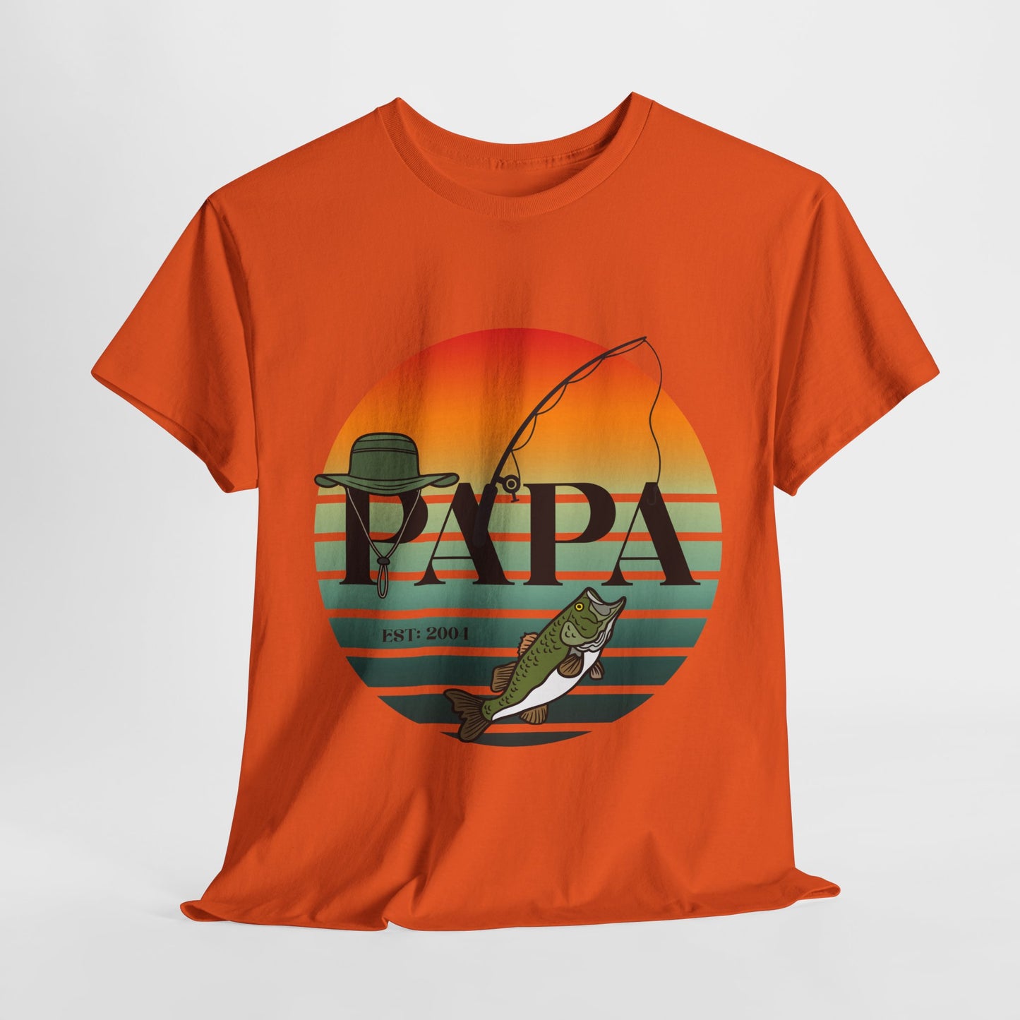 Papa’s Fishing Tee – Reel Cool Grandpa Style, Papa Fishing Gift, Dad's Day Gift, Outdoor Adventure Tee