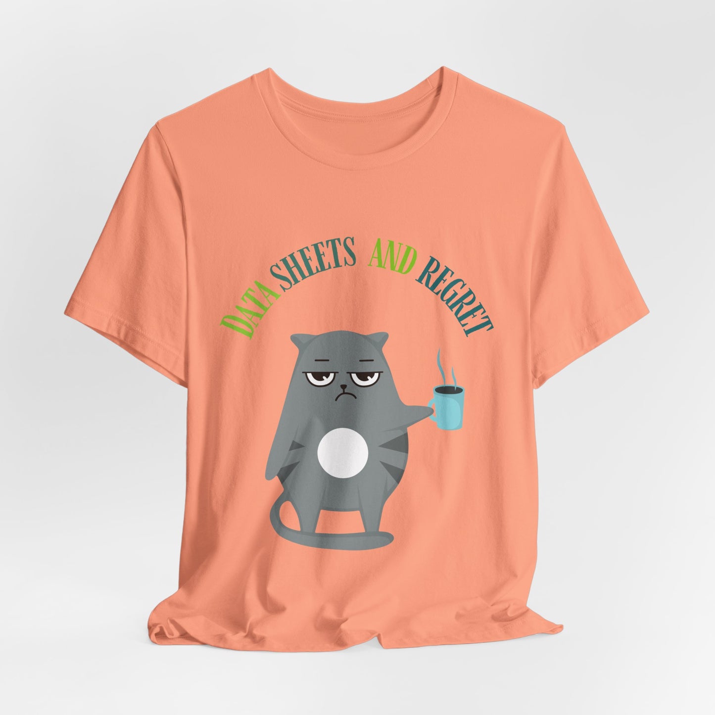 Funny RBT, BCBA T-shirt-Data Sheets and Regrets – Grumpy Cat RBT ABA Tee