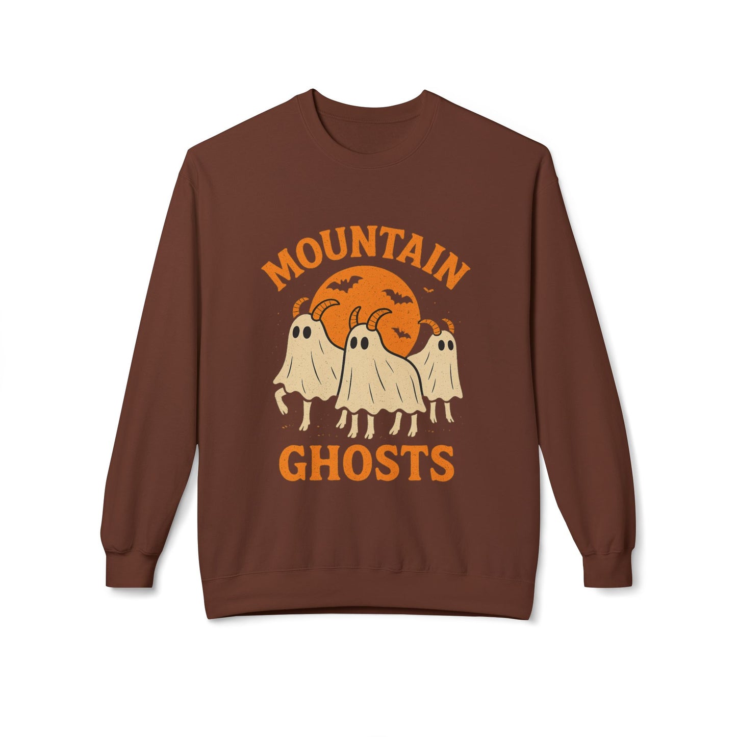 Halloween Mountain Ghosts Crewneck Sweatshirt | Halloween Sweater, Spooky Season Style
