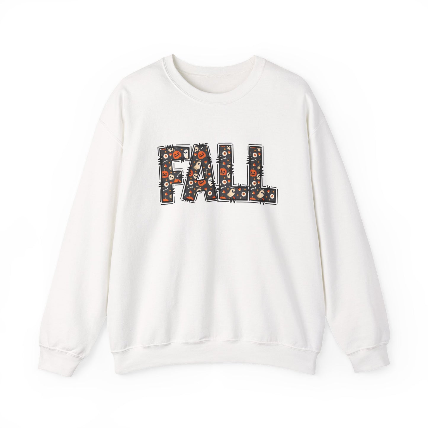 Fall Pumpkin Sweatshirt for Halloween October Vibes, Autumn Outfit, Gift for Her, Layering Piece, Casual Fall Style