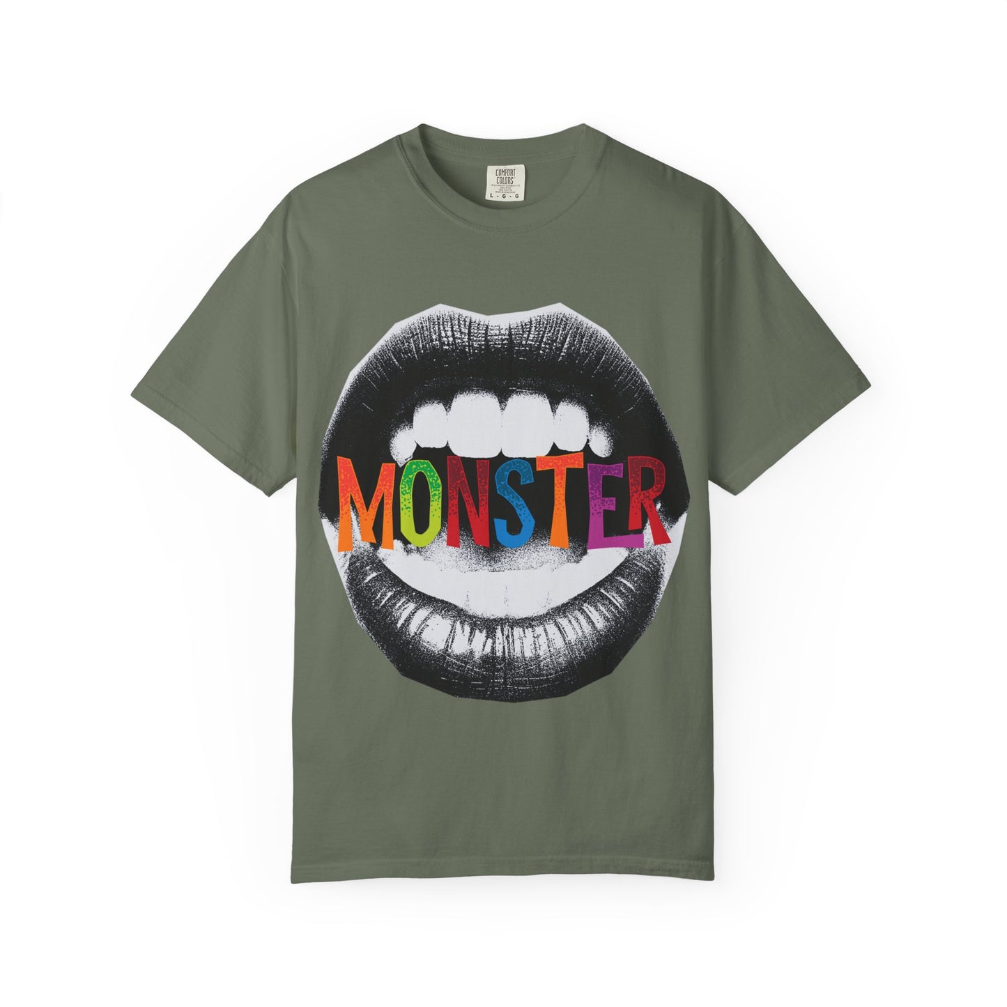 Colorful Monster Graphic T-shirt, Unisex Shirt, Fun Tee, Statement Apparel, Casual Wear, Gift for Artists