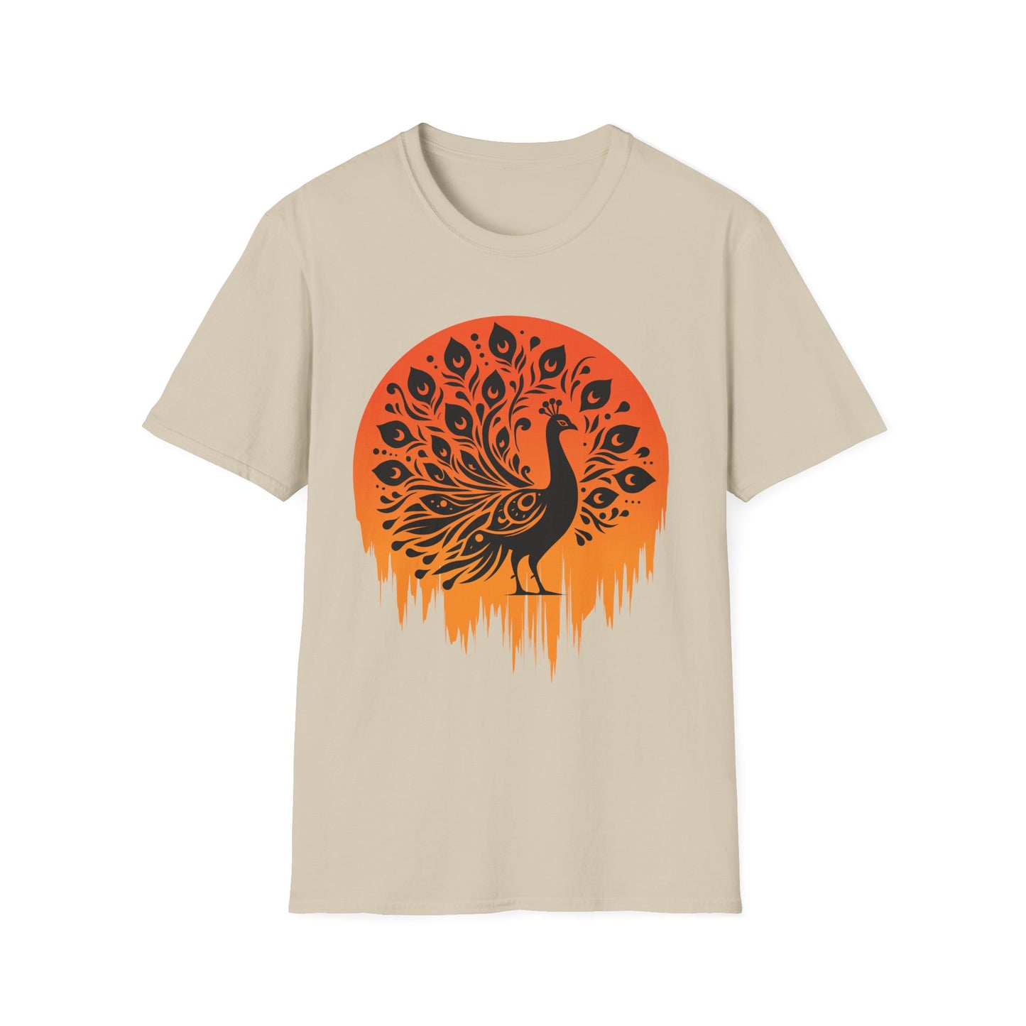 Bohemian Peacock T-Shirt, Gift for Her, Festival Nature Lovers