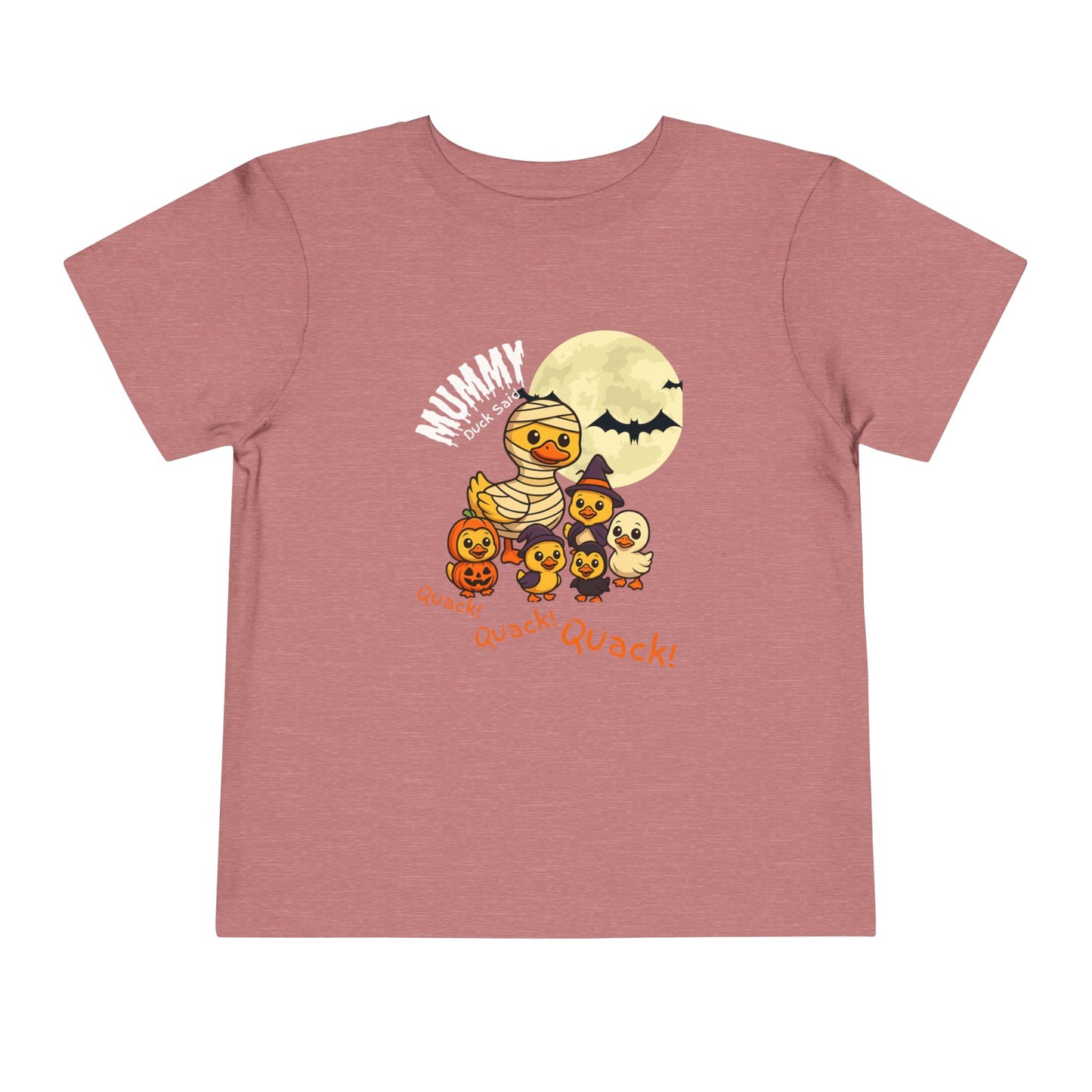 Halloween Toddler Tee, Cute Monster Duck T-Shirt, Kids Halloween Outfit, Quack Quack Quack Shirt