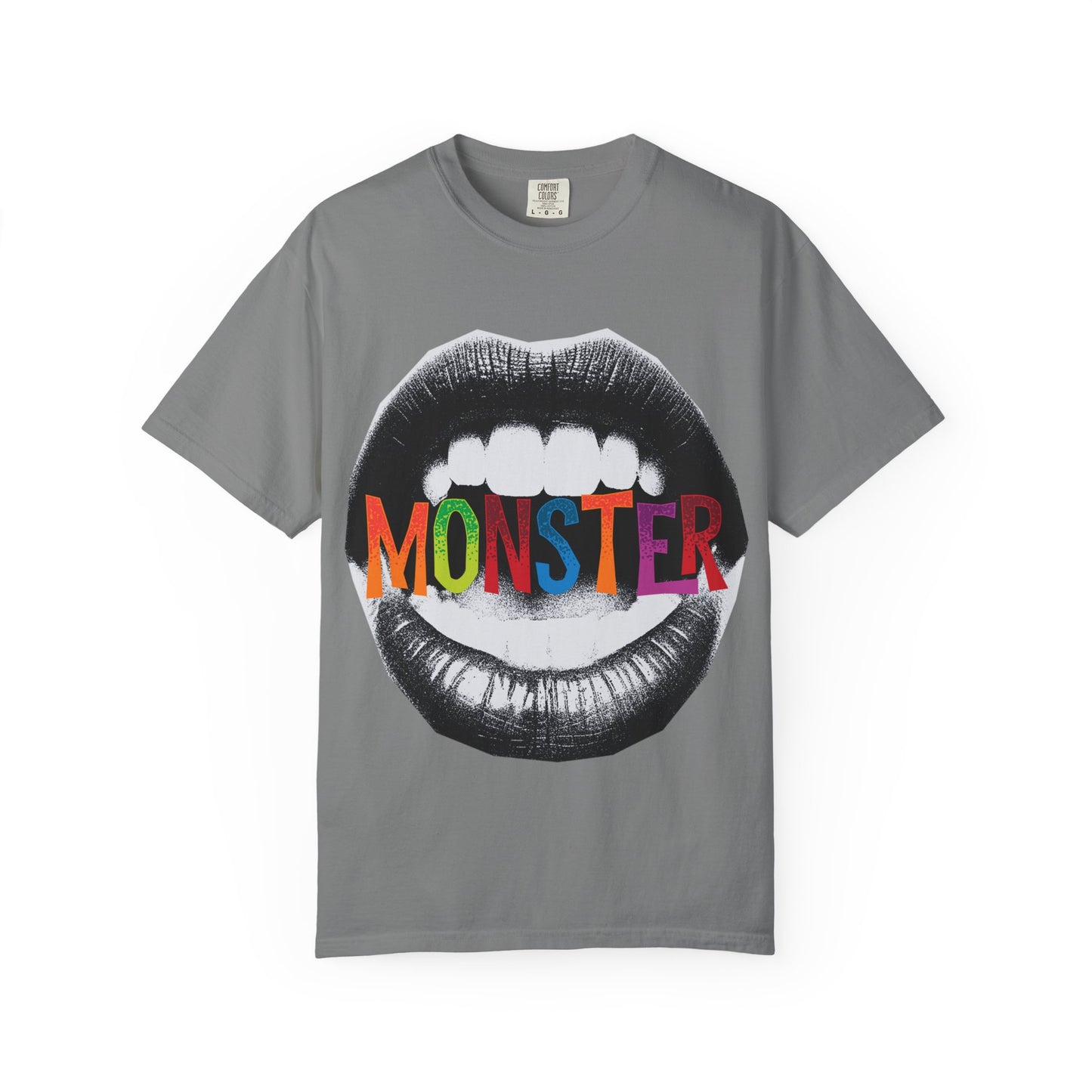 Colorful Monster Graphic T-shirt, Unisex Shirt, Fun Tee, Statement Apparel, Casual Wear, Gift for Artists