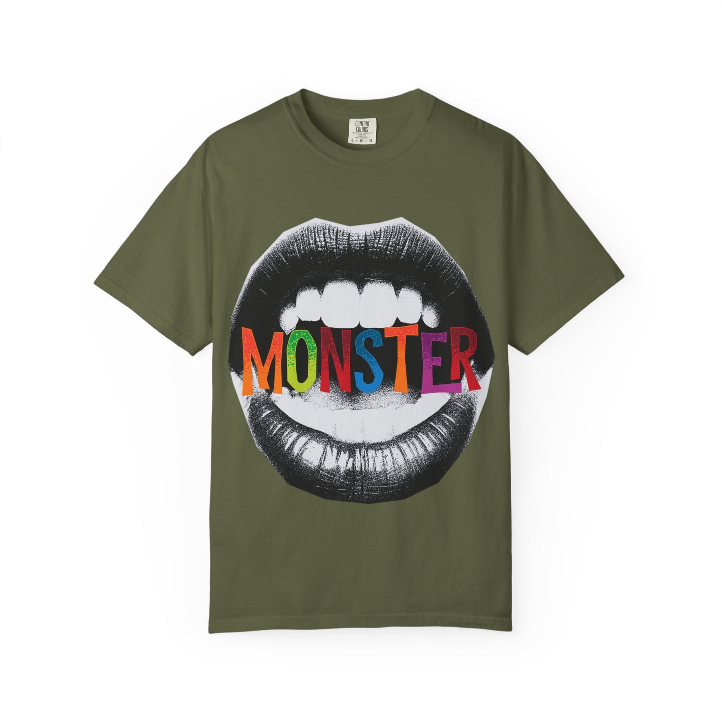 Colorful Monster Graphic T-shirt, Unisex Shirt, Fun Tee, Statement Apparel, Casual Wear, Gift for Artists