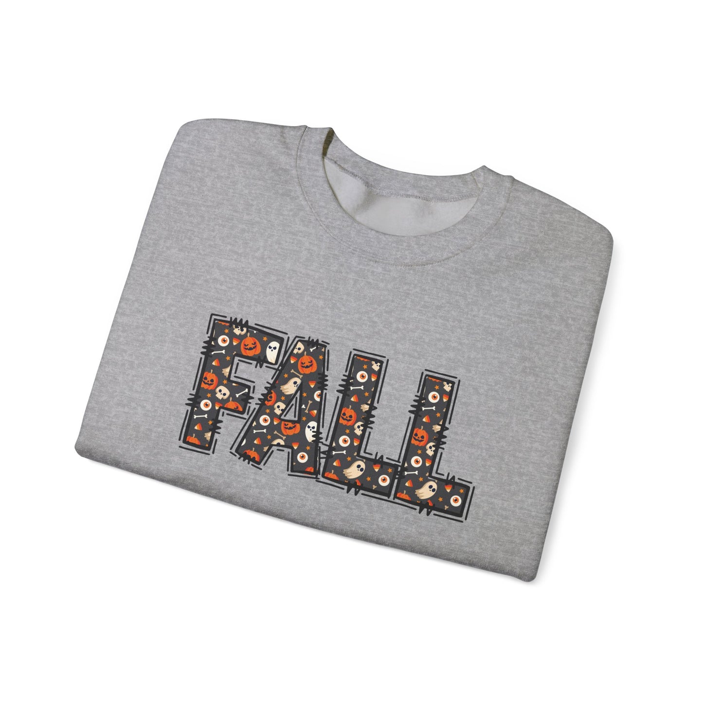 Fall Pumpkin Sweatshirt for Halloween October Vibes, Autumn Outfit, Gift for Her, Layering Piece, Casual Fall Style