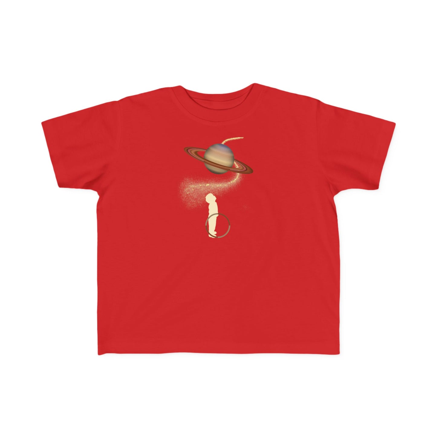 Toddler's Space Tee - Saturn Graphic Shirt, Birthday Gift, Astronomy Lover's Gift
