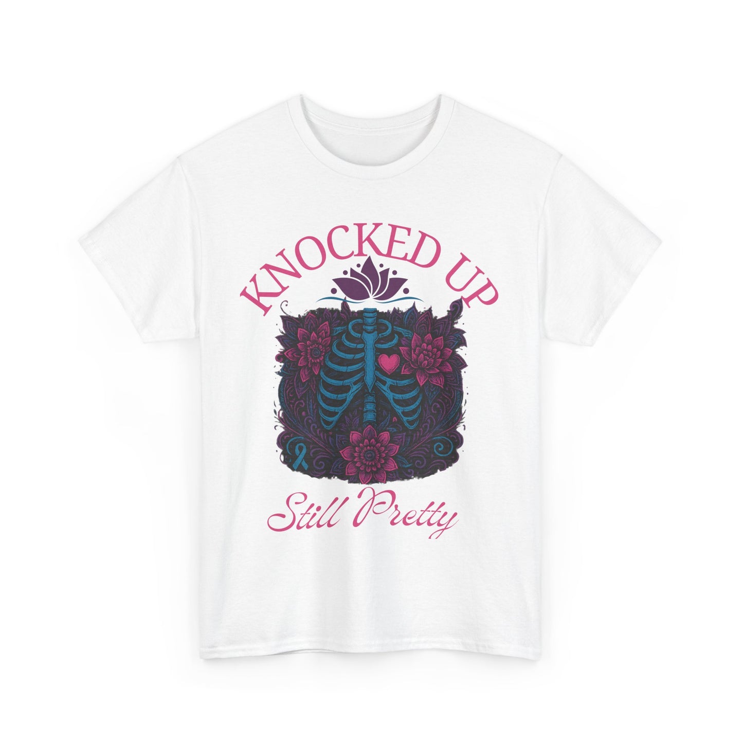 Knocked Up Still Pretty T-Shirt, Gift for Expecting Moms, Funny Pregnancy Shirt, Maternity Wear, Baby Shower Gift