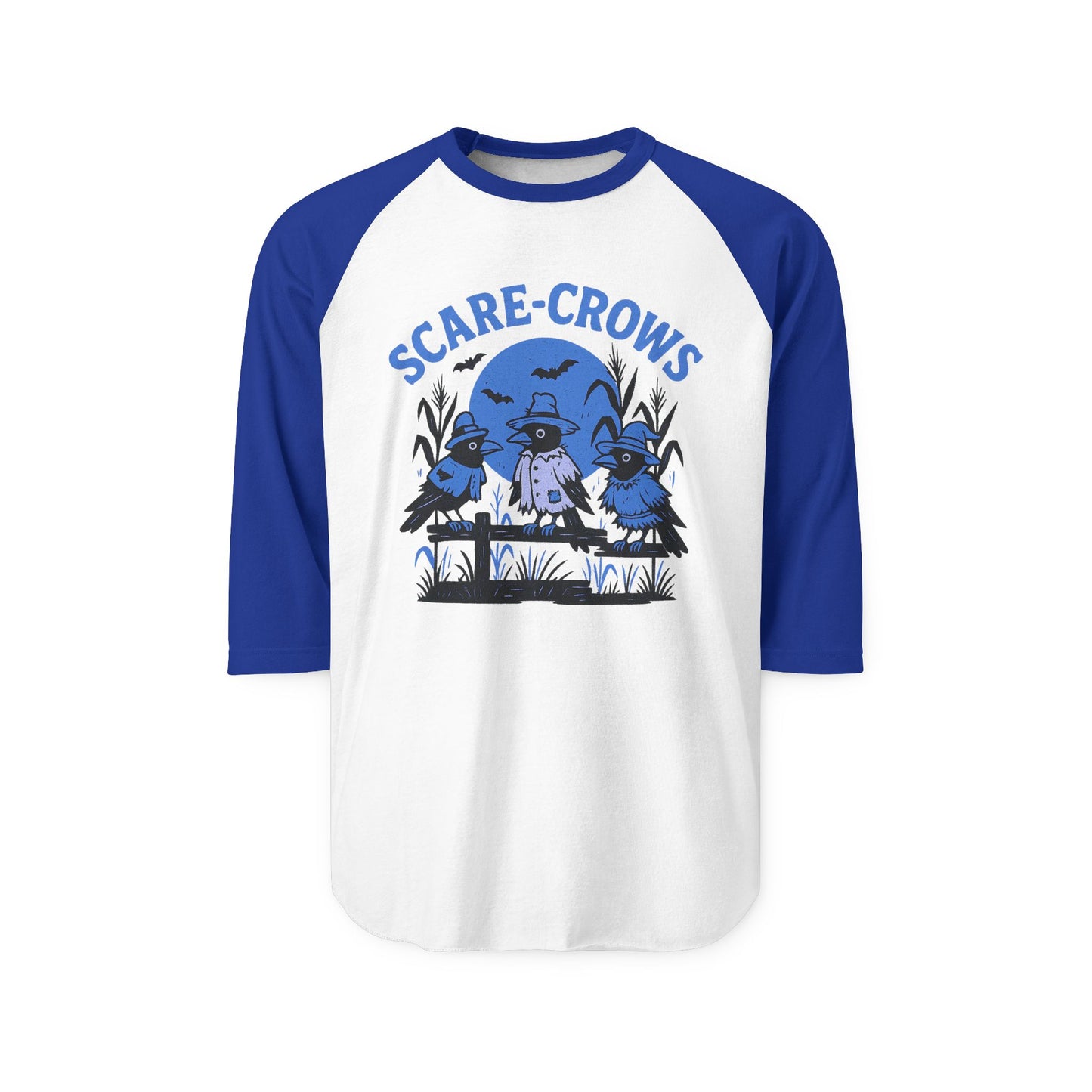 Halloween Scare-Crows Raglan Shirt, Unisex Fall Shirt, Pumpkin Spice Apparel, Spooky Season Fashion, Halloween Party Top