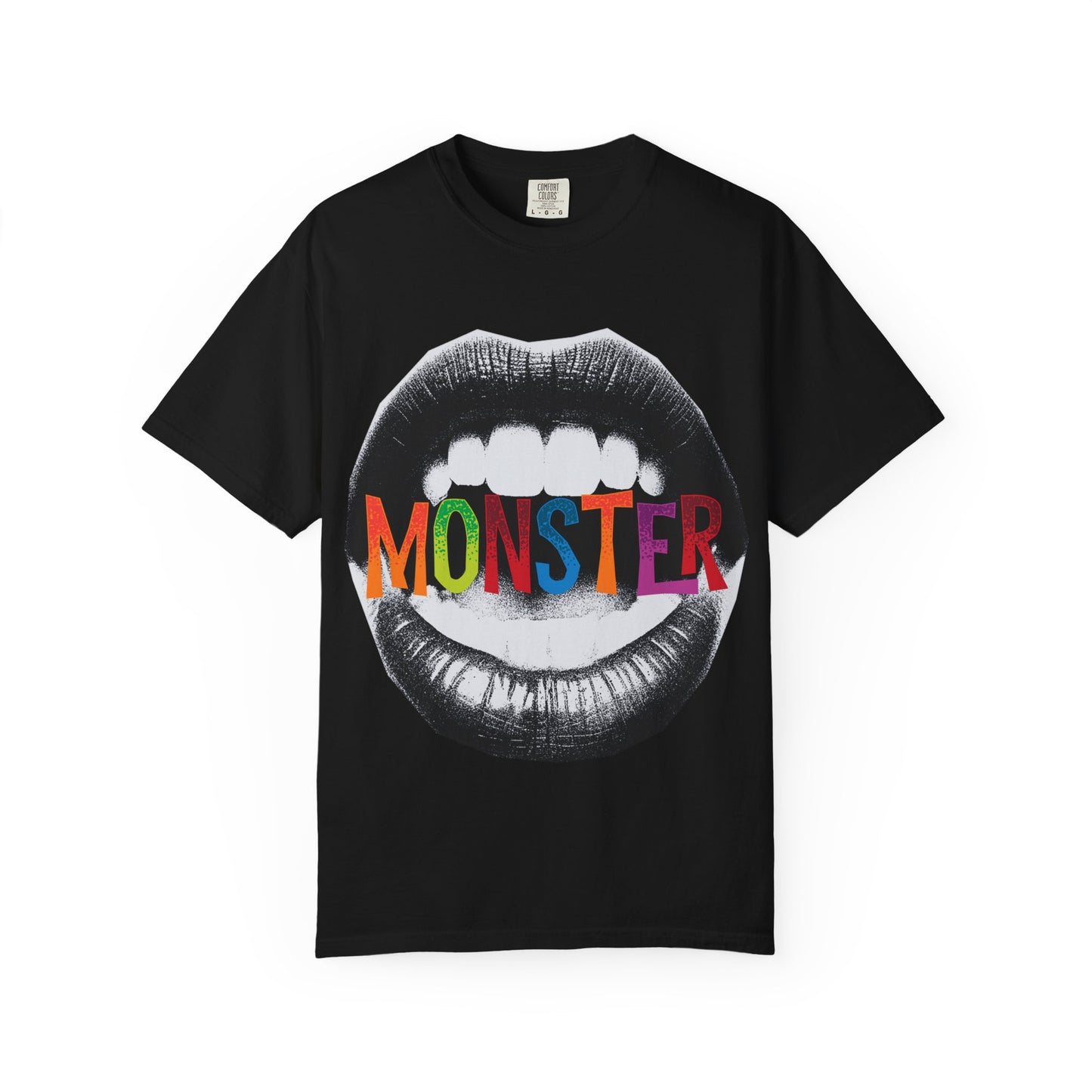 Colorful Monster Graphic T-shirt, Unisex Shirt, Fun Tee, Statement Apparel, Casual Wear, Gift for Artists