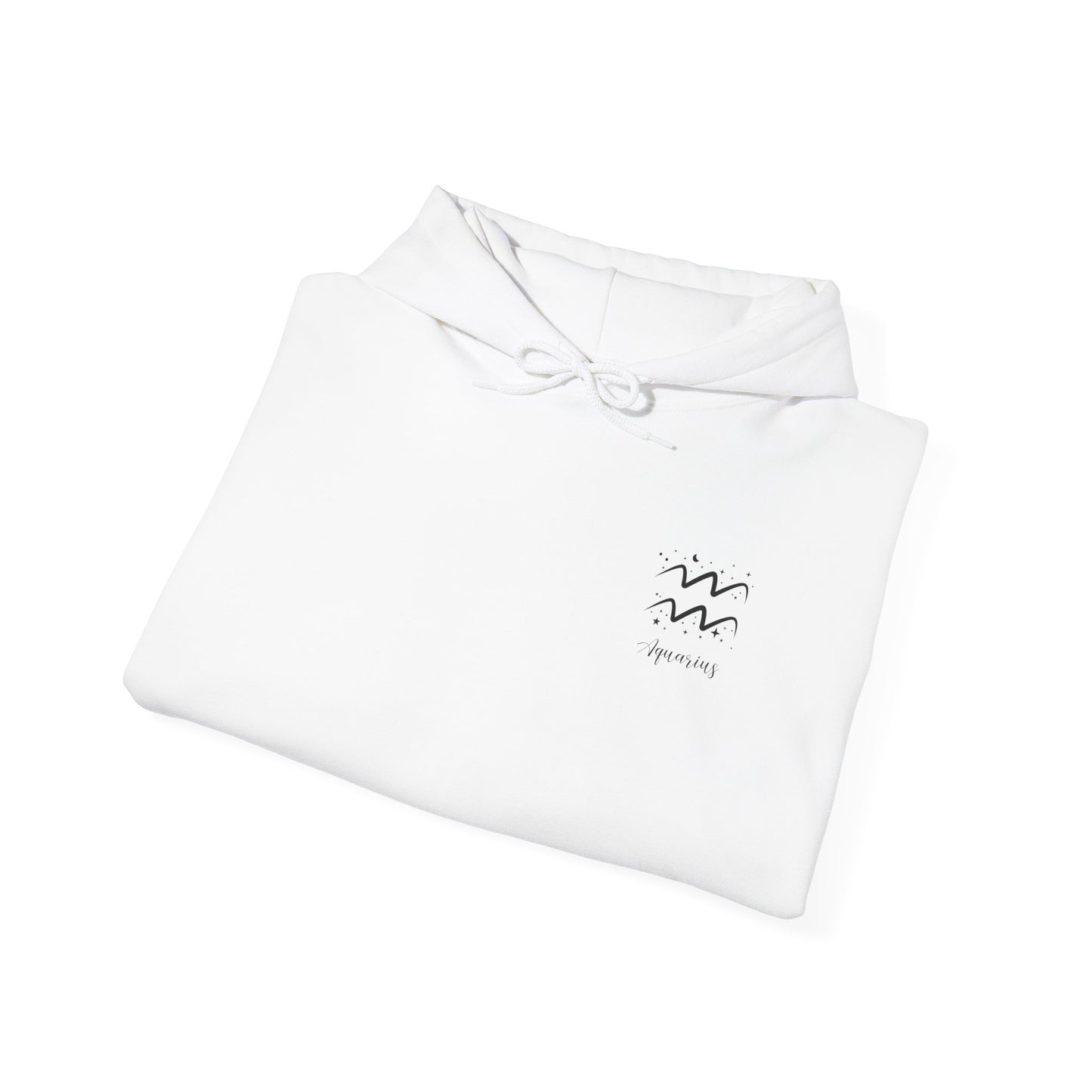 Aquarius Unisex Zodiac Hoodie - Astrological Gift for Water Bearer Horoscope Enthusiasts