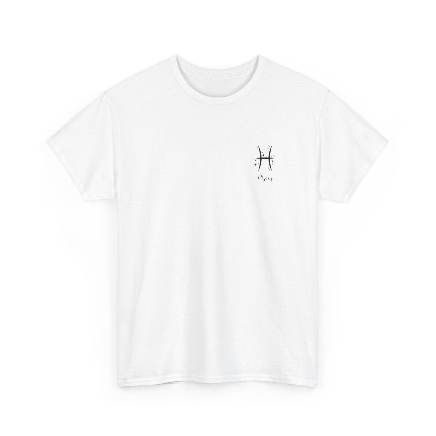 Pisces Zodiac Graphic Tee, Astrology Gift, Horoscope Shirt, Unique Birthday Gift, Unisex Heavy Cotton Tee
