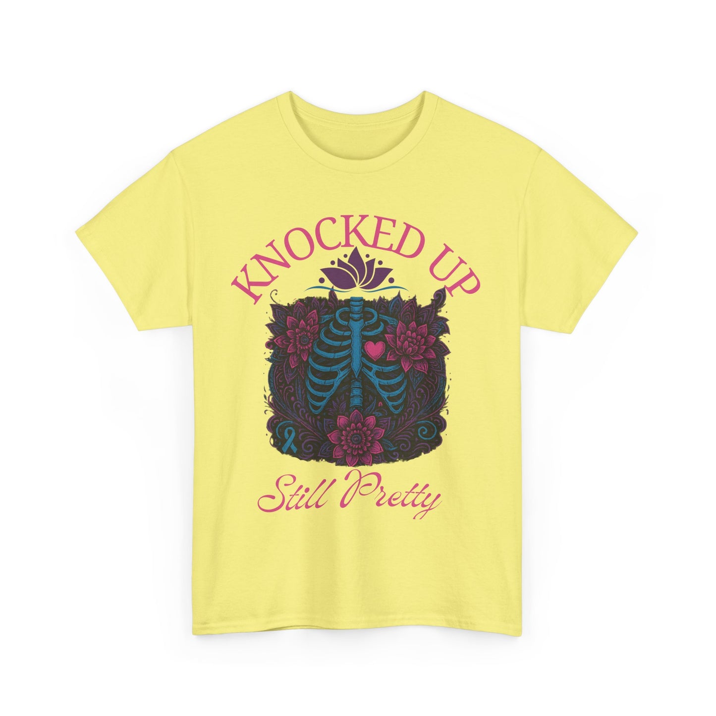Knocked Up Still Pretty T-Shirt, Gift for Expecting Moms, Funny Pregnancy Shirt, Maternity Wear, Baby Shower Gift