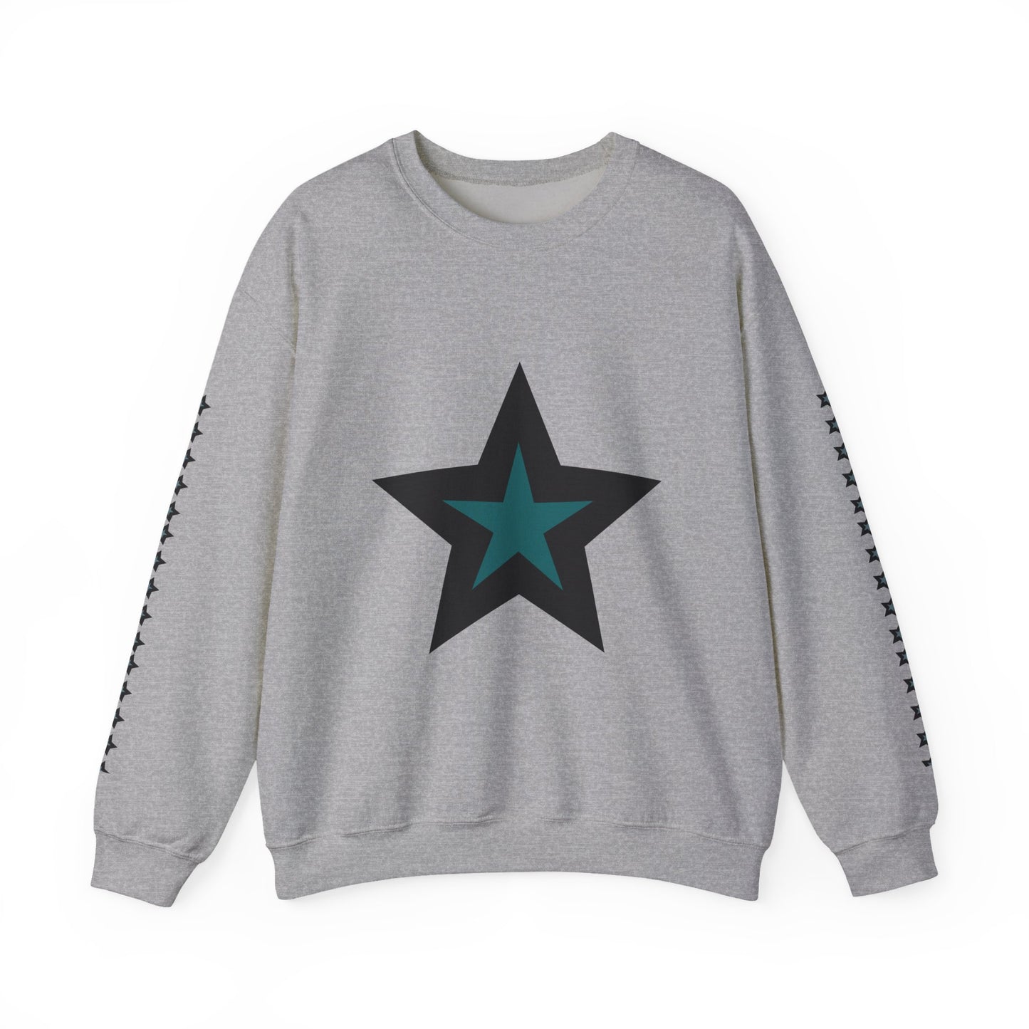 Starry Print Unisex Sweatshirt, Comfy Crewneck, Casual Wear, Gift for Her/Him, Star Lover Apparel