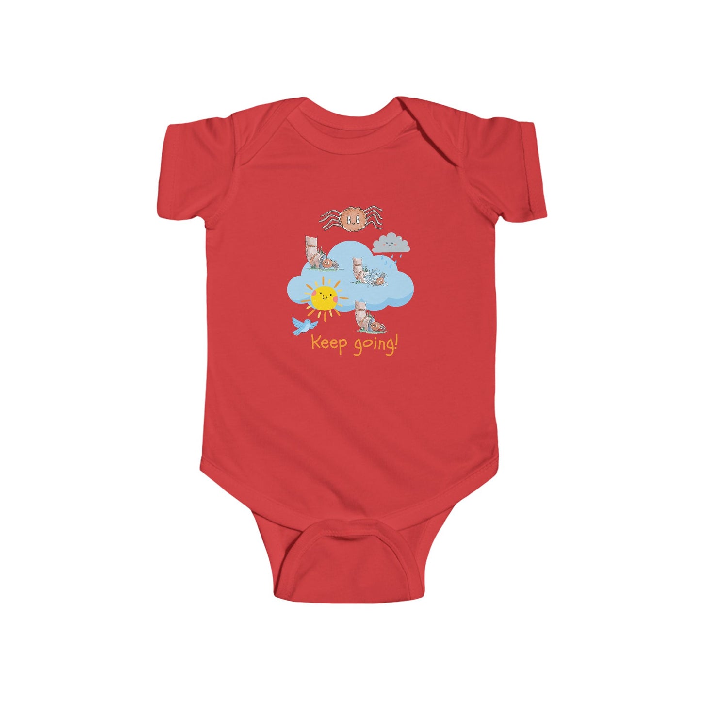 Infant Bodysuit, Baby Shower Gift, Cute Newborn Outfit, Itsy Bitsy Spider Design, Adorable Baby Clothes, Milestone Celebration