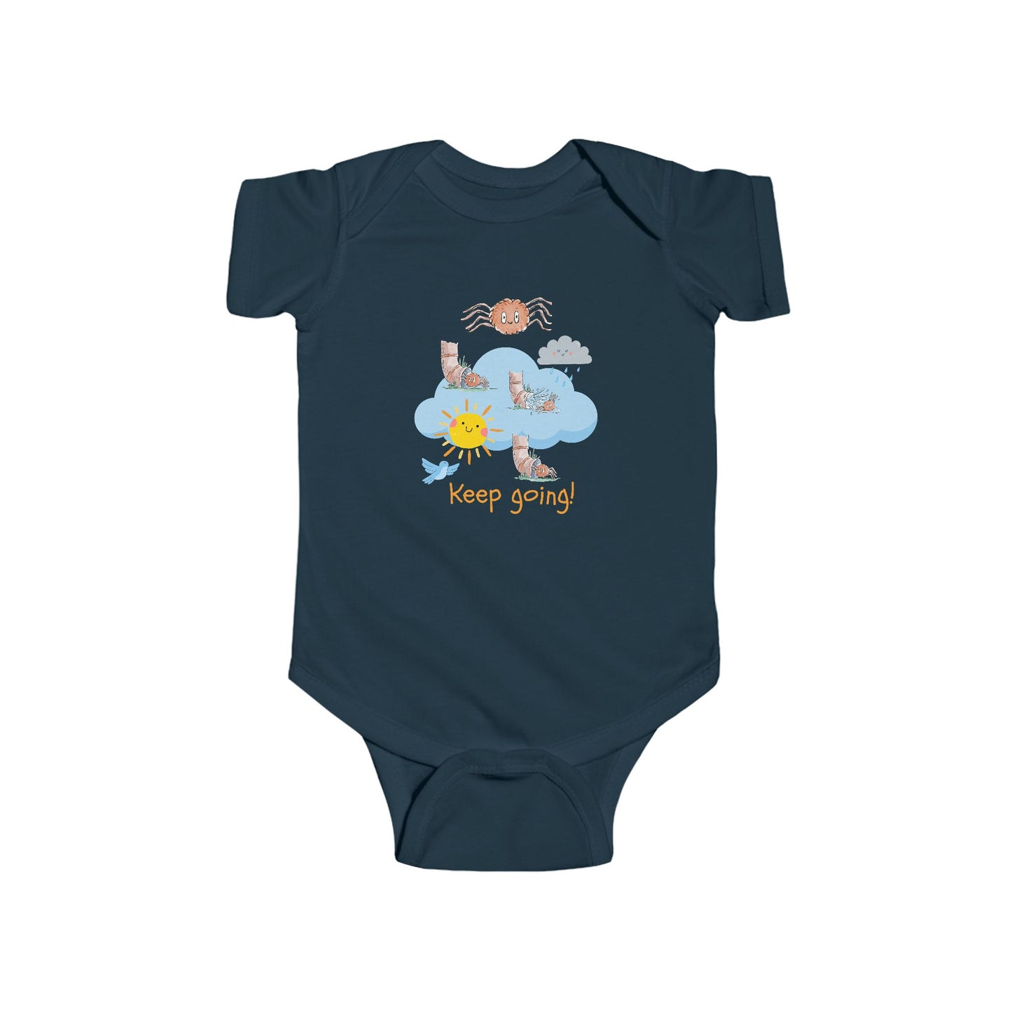 Infant Bodysuit, Baby Shower Gift, Cute Newborn Outfit, Itsy Bitsy Spider Design, Adorable Baby Clothes, Milestone Celebration