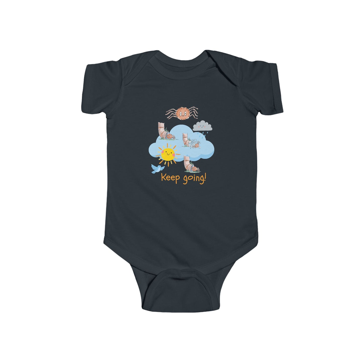 Infant Bodysuit, Baby Shower Gift, Cute Newborn Outfit, Itsy Bitsy Spider Design, Adorable Baby Clothes, Milestone Celebration