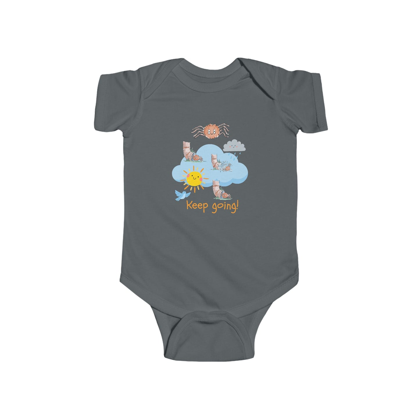 Infant Bodysuit, Baby Shower Gift, Cute Newborn Outfit, Itsy Bitsy Spider Design, Adorable Baby Clothes, Milestone Celebration