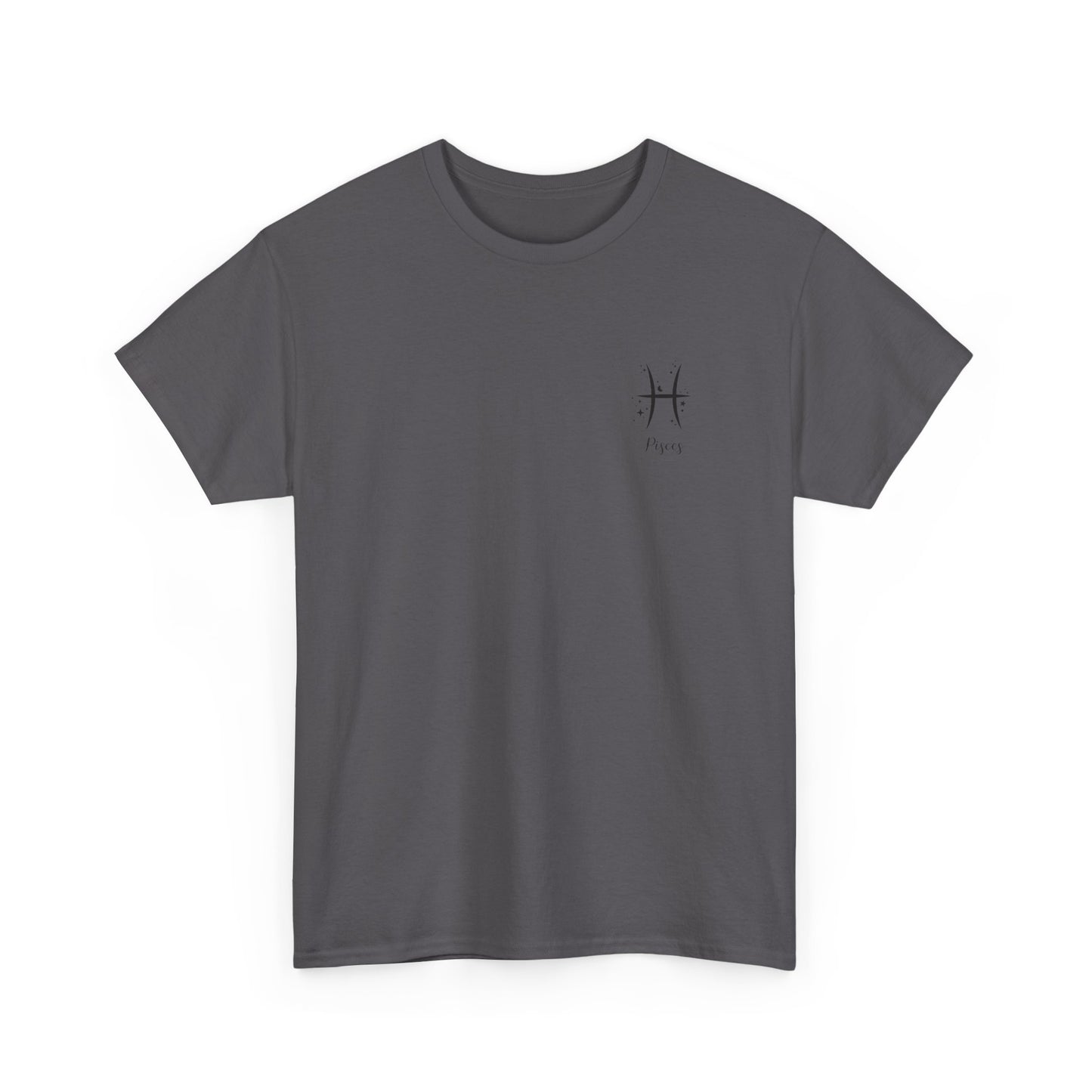 Pisces Zodiac Graphic Tee, Astrology Gift, Horoscope Shirt, Unique Birthday Gift, Unisex Heavy Cotton Tee