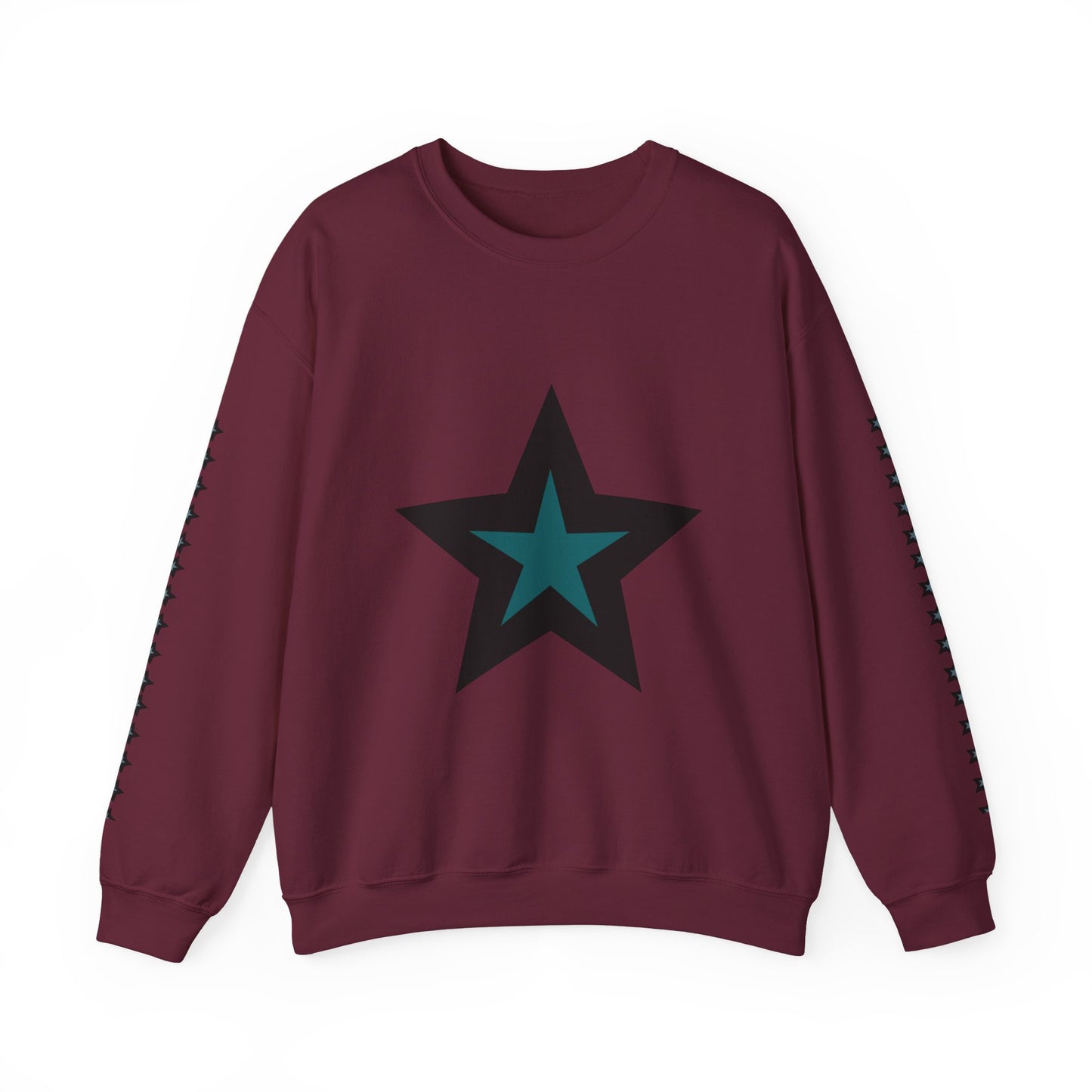 Starry Print Unisex Sweatshirt, Comfy Crewneck, Casual Wear, Gift for Her/Him, Star Lover Apparel