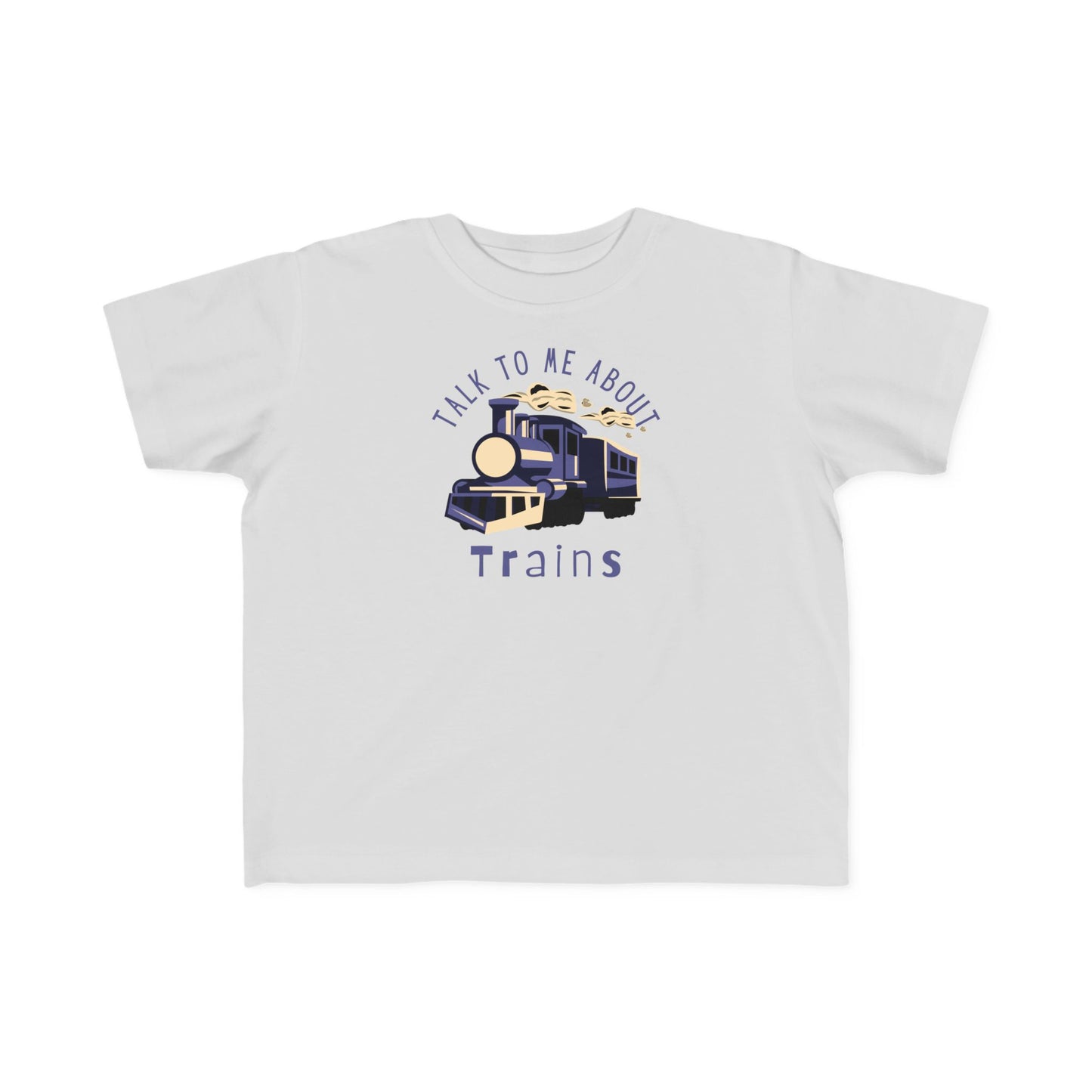 Train Enthusiast Toddler Tee, Kids Gift for Train Lovers