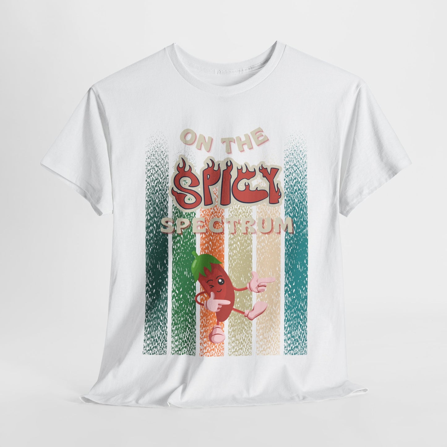 Spicy Spectrum Tee - Unisex Cotton Shirt for Autism with Attitude, Gift for Him, Vibrant Graphic Tee