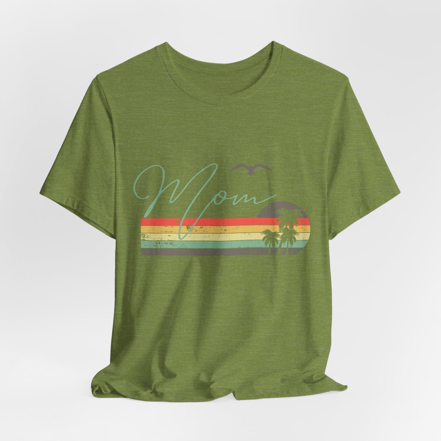Mom Vibes Unisex Jersey Tee, Gift for Mom, Summer Outfit, Casual Wear, Eco-Friendly Fashion