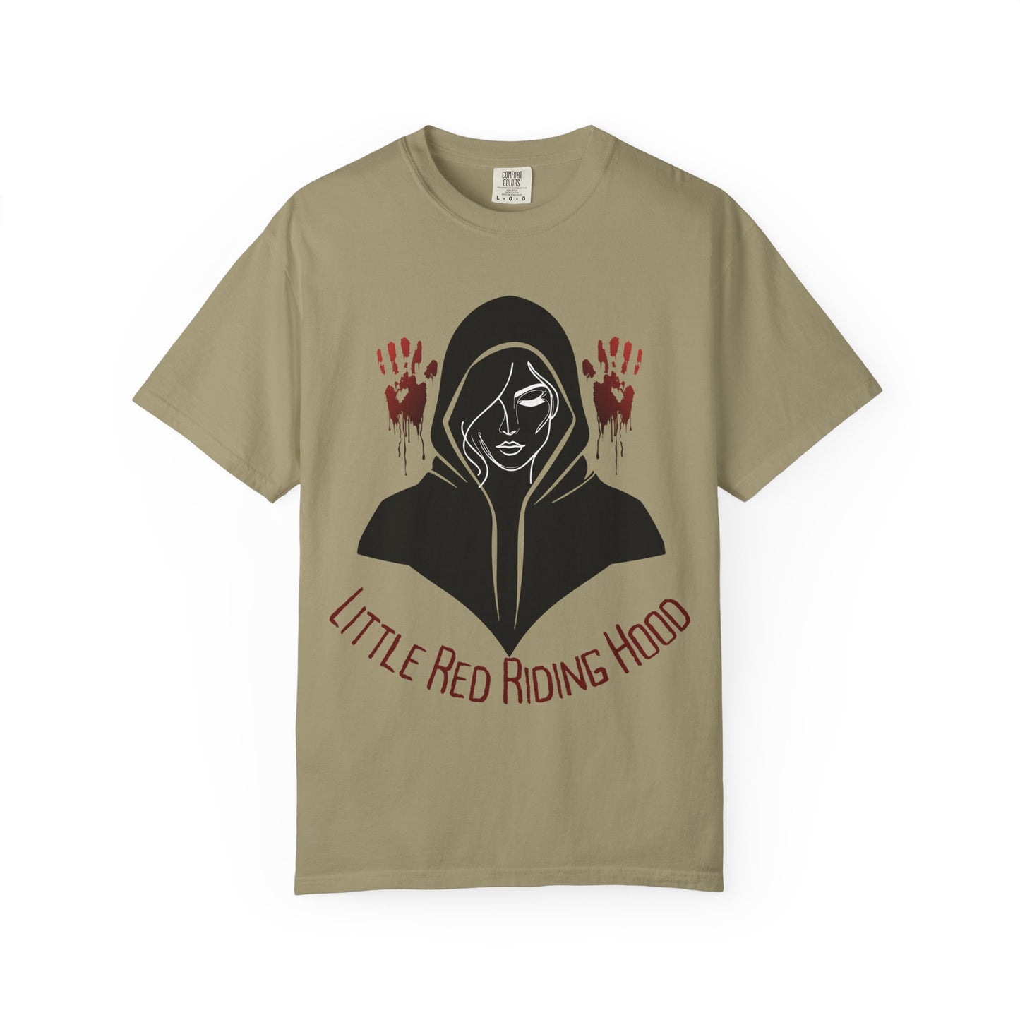 Gothic Fairytale T-Shirt, Little Red Riding Hood Tee, Spooky Shirts, Halloween Outfit, Alternative Clothing