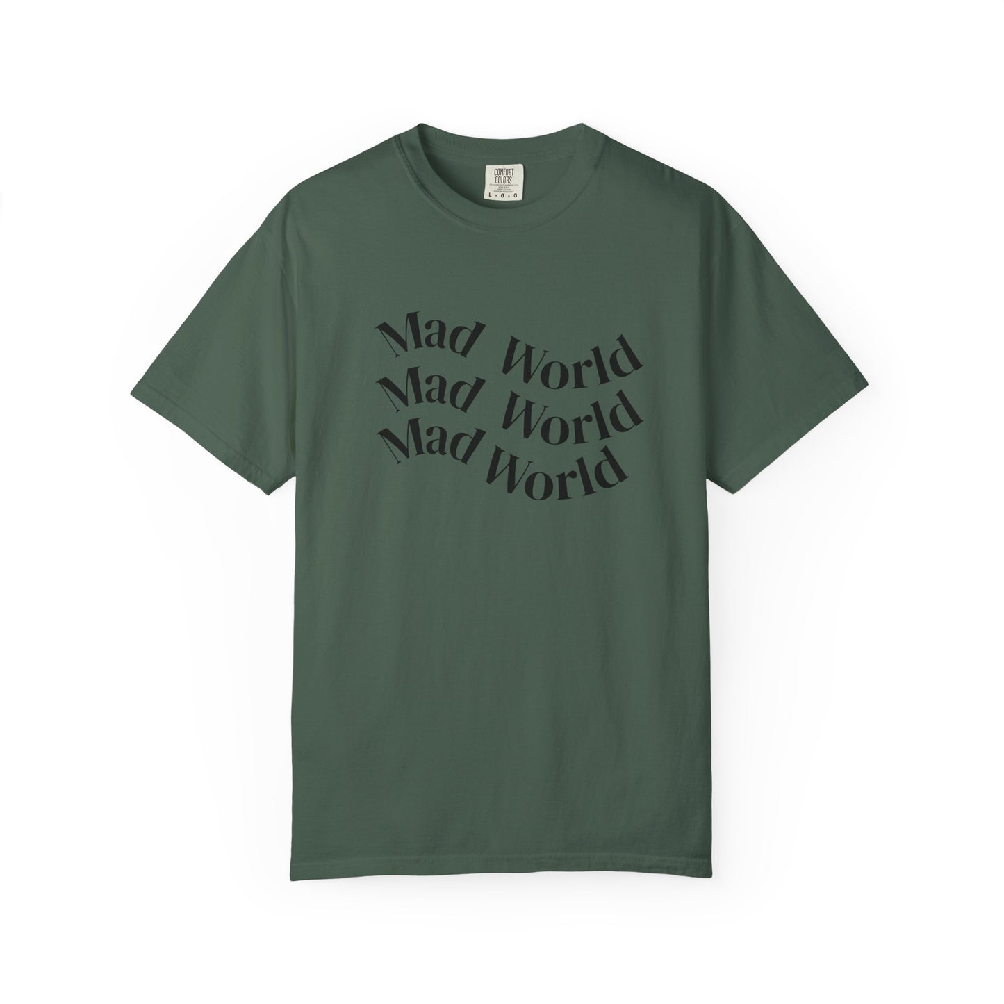 Mad World Unisex Garment-Dyed T-Shirt for Creative Souls, Unique Gift for Artists, Trendy Casual Wear, Comfortable Everyday Tee, [...]
