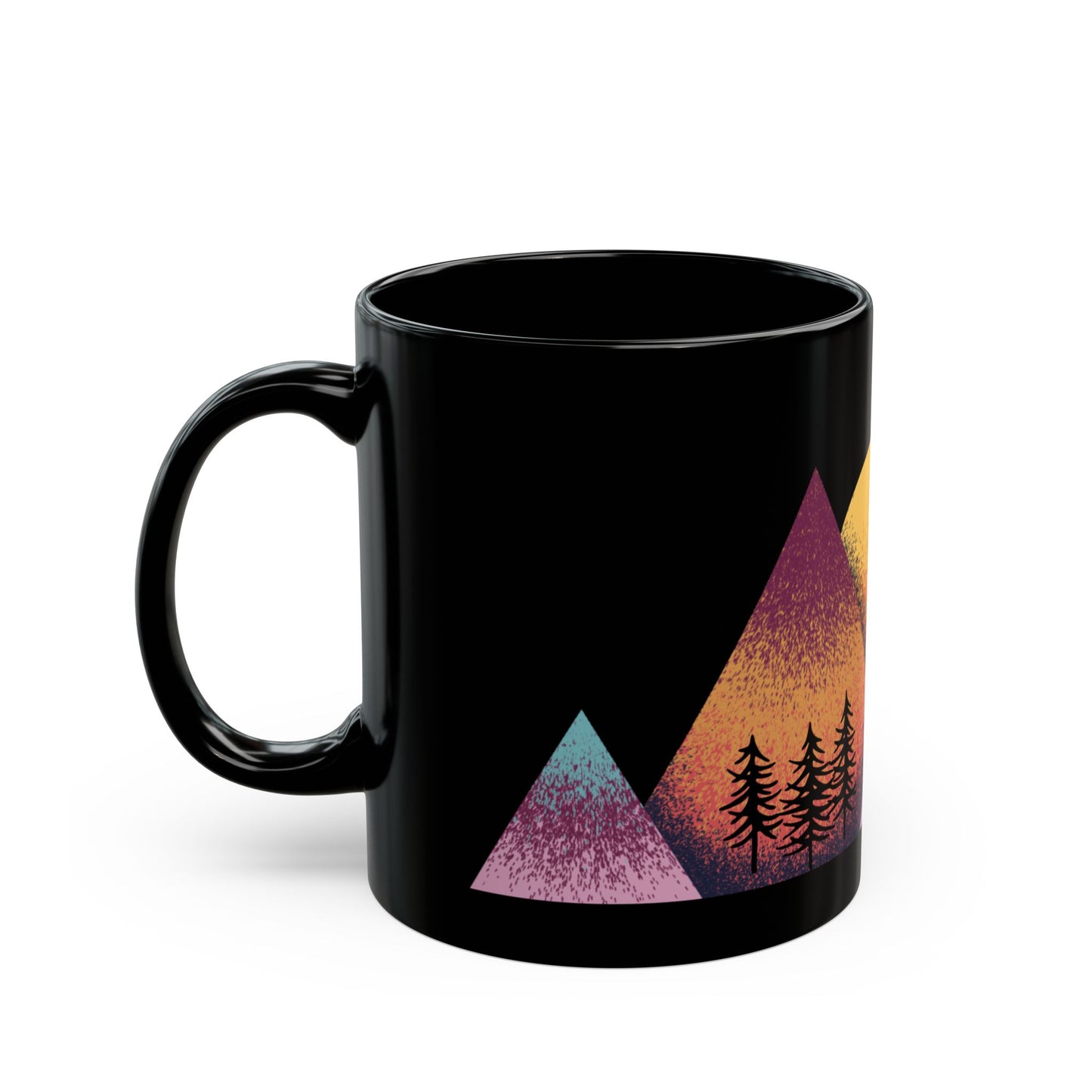 Vibrant Mountain Sunrise Mug – Perfect Gift for Nature Lovers, Coffee Enthusiasts, Camping, Birthdays, and Relaxing Mornings