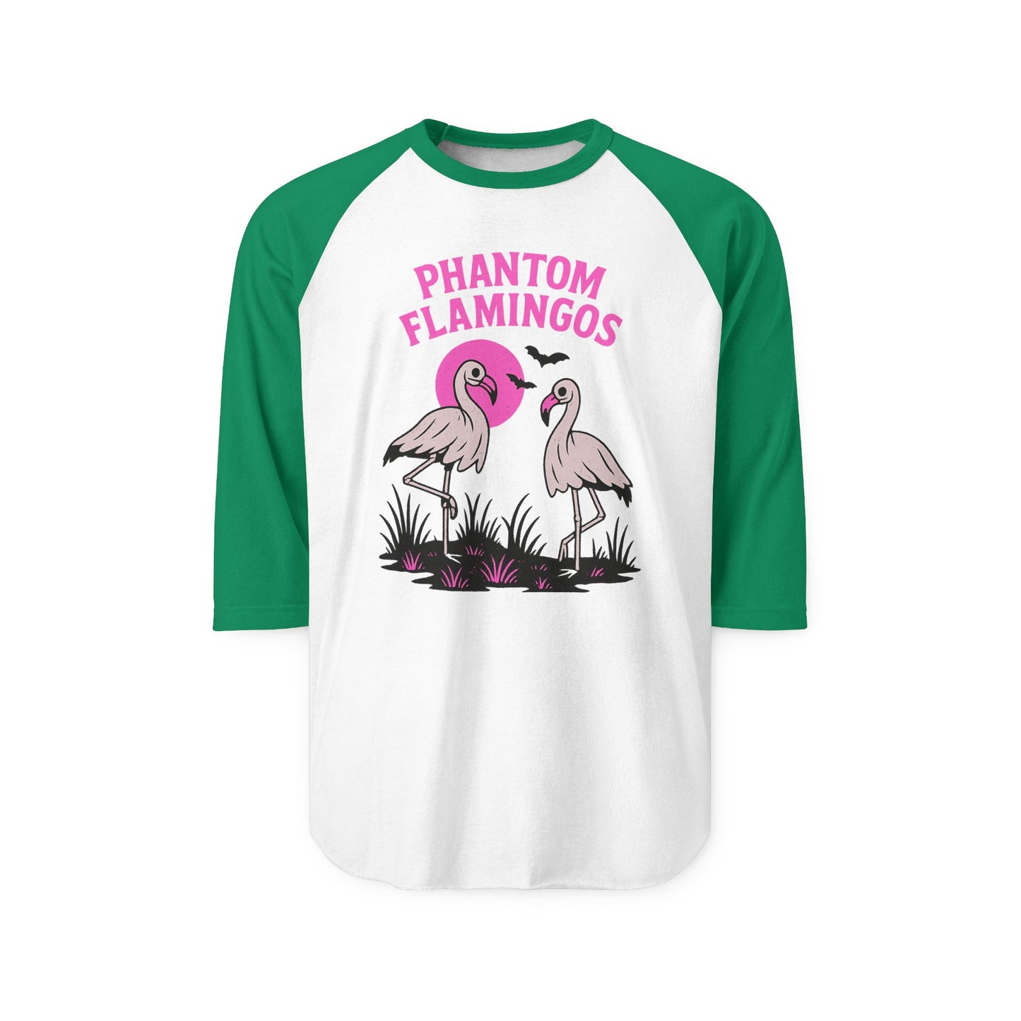 Phantom Flamingos Unisex Raglan Shirt | Fun Shirt for Summer, Gift for Flamingo Lovers, Tropical Party Tee, Unique Birthday Gift, [...]