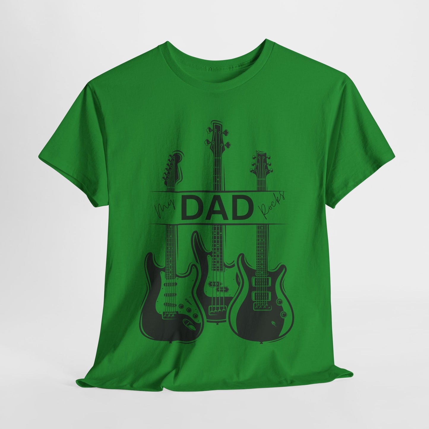 Guitar Dad Cotton Tee, Perfect Gift for Father's Day, Music Lover T-Shirt, Rock Star Dad Apparel
