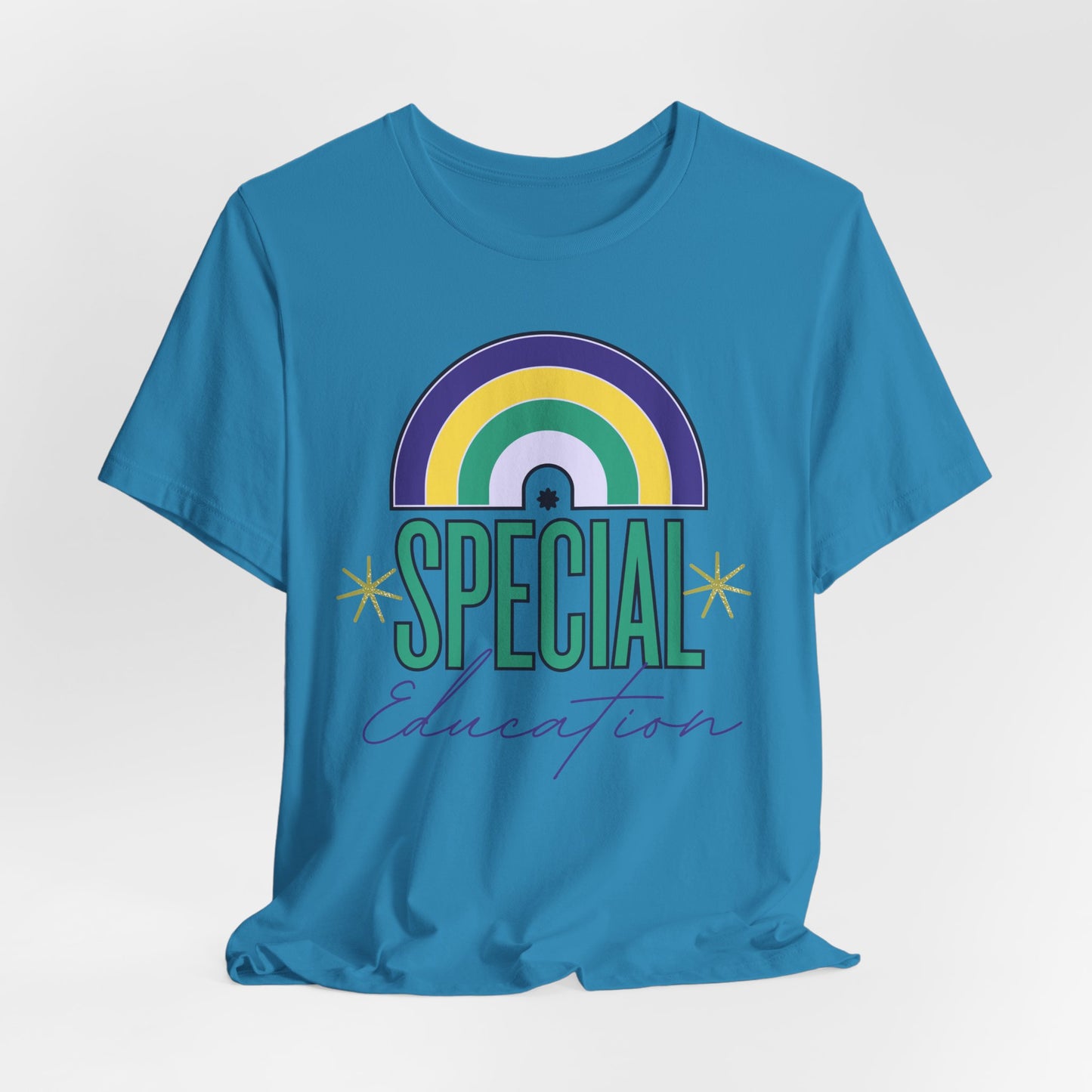Special Education Pride Shirt, SPED Life, Teacher Gift, Rainbow Graphic Tee, Gift for Educators, Classroom Apparel
