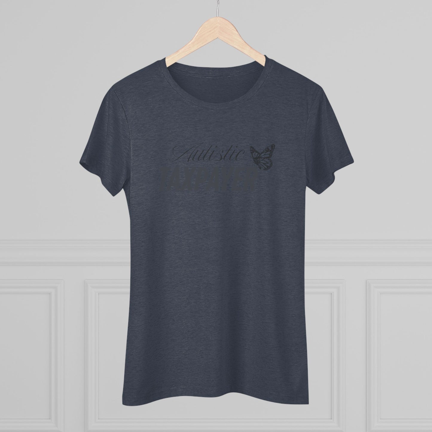 Women's Taxpayer Tee - Comfortable Triblend Slim Fit Shirt for Autism Awareness, Gift for Tax Season, Unique Style for Everyday Wear, [...]