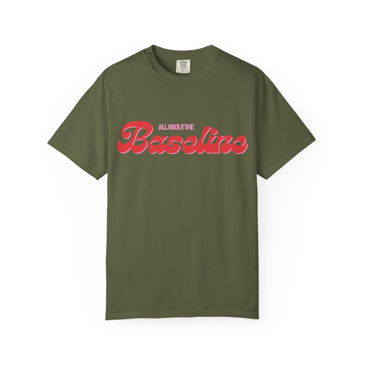 RBT BCBA Comfort Colors T-Shirt with 'All About the Baseline' Design - Casual Wear, Gift for ABA Therapist