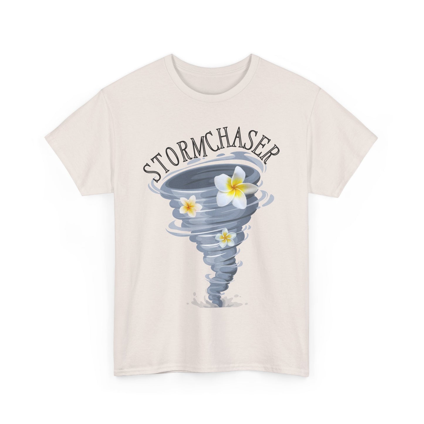 New Mom Storm Chaser Tee - Unisex Heavy Cotton T-Shirt for Expecting Mom, Gift for Baby Shower, One of set of three, Nature Lover Apparel, [...]