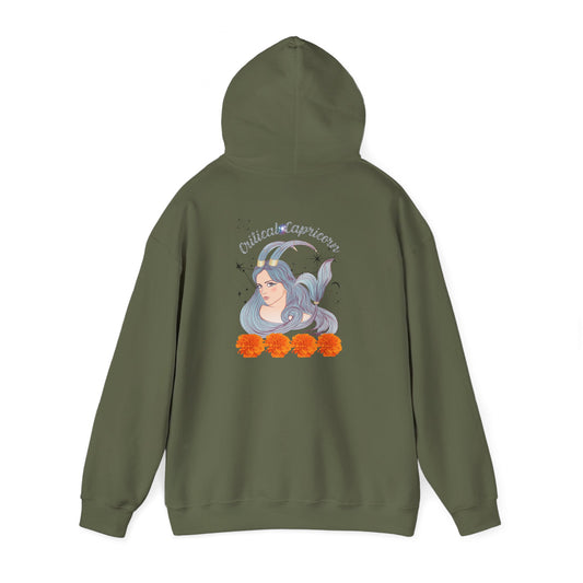 Capricorn Zodiac Unisex Hoodie: Astrological Cosmic Design for Horoscope Enthusiasts