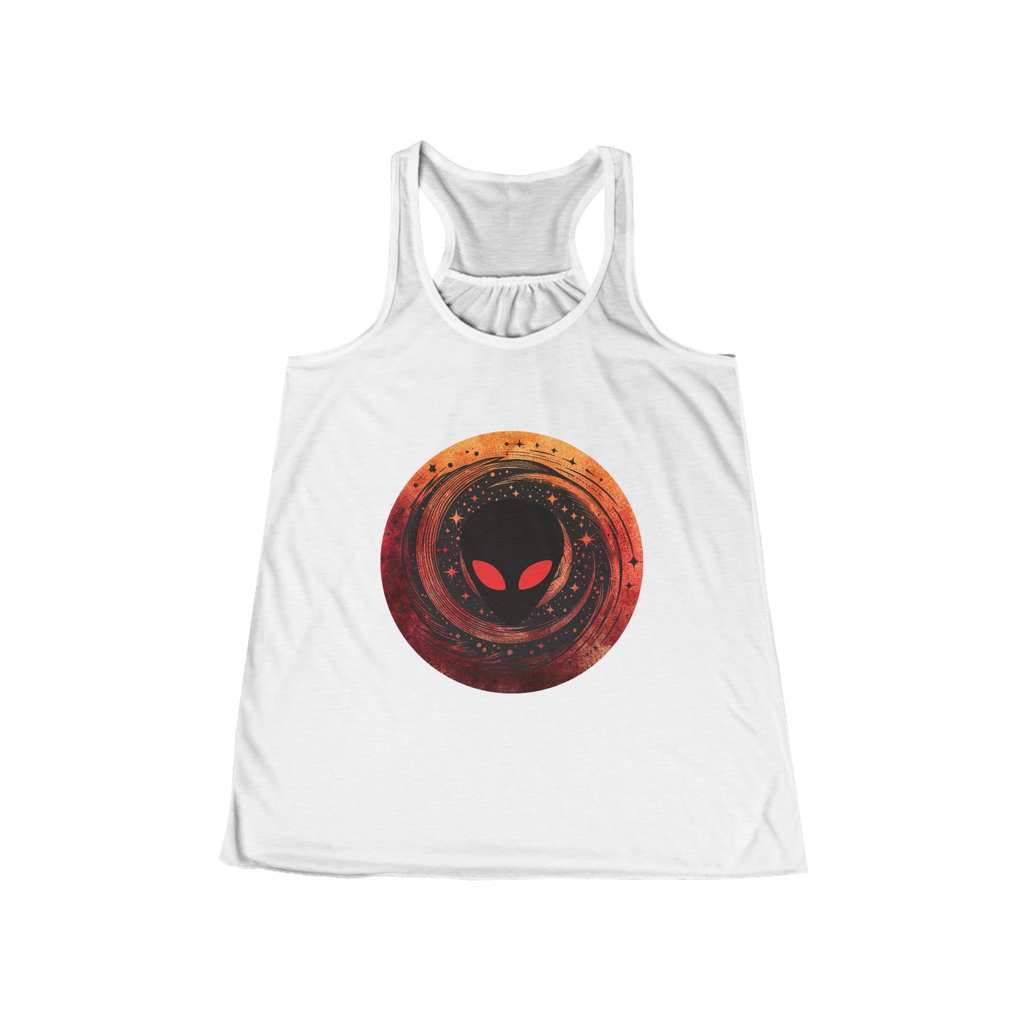 Alien Vibes Racerback Tank -Stay Weird Alien Tank Top, Not from around here? Let them know. Sci Fi Tank
