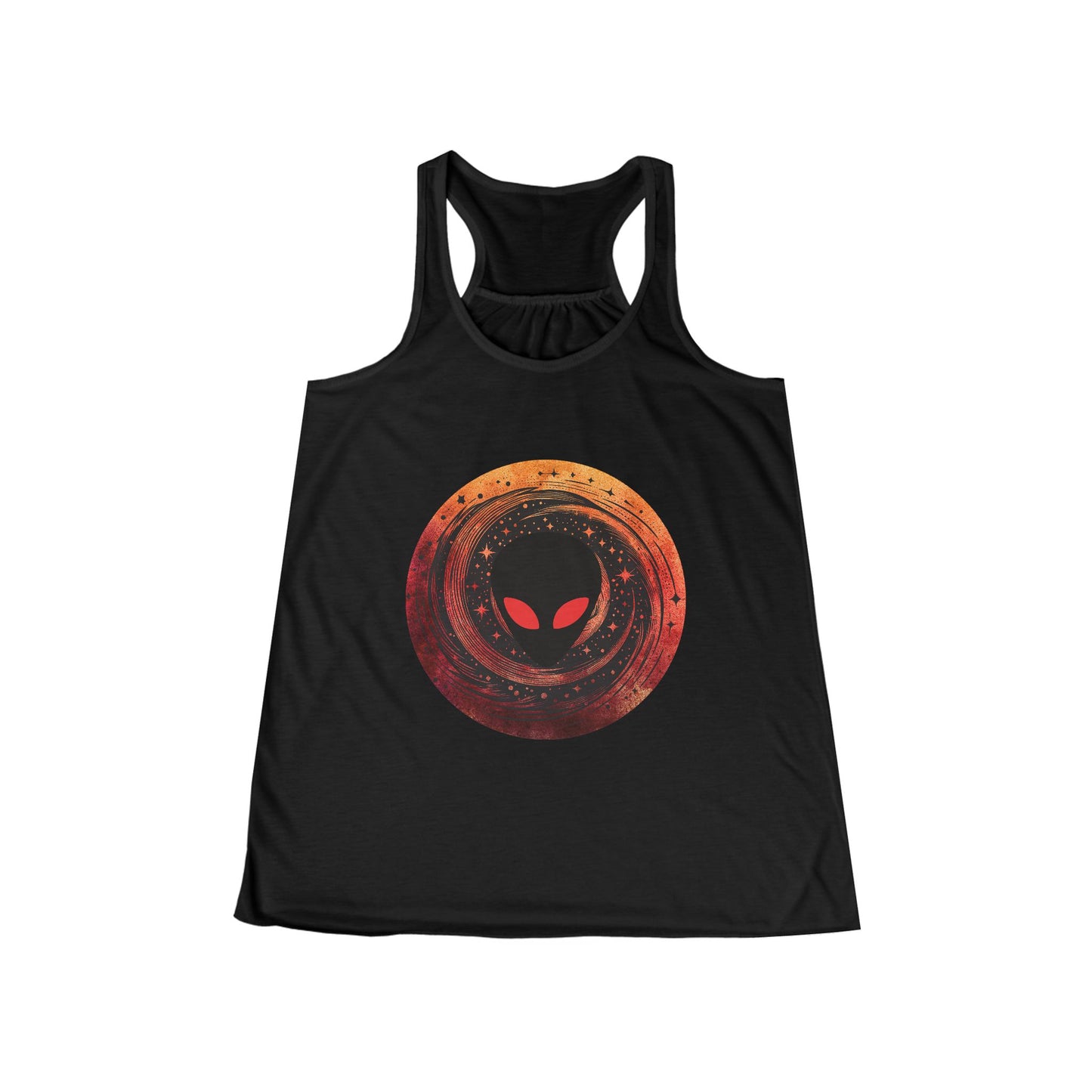 Alien Vibes Racerback Tank -Stay Weird Alien Tank Top, Not from around here? Let them know. Sci Fi Tank