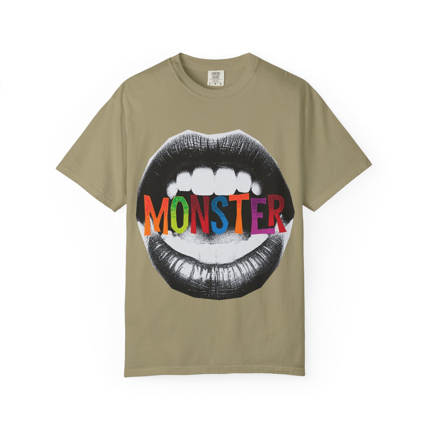 Colorful Monster Graphic T-shirt, Unisex Shirt, Fun Tee, Statement Apparel, Casual Wear, Gift for Artists
