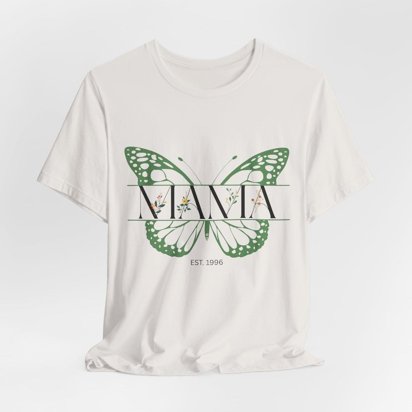 Butterfly-Inspired Tee for Mama, Perfect for Birthdays, Casual Days, Gift for Mom, Earth Day Apparel