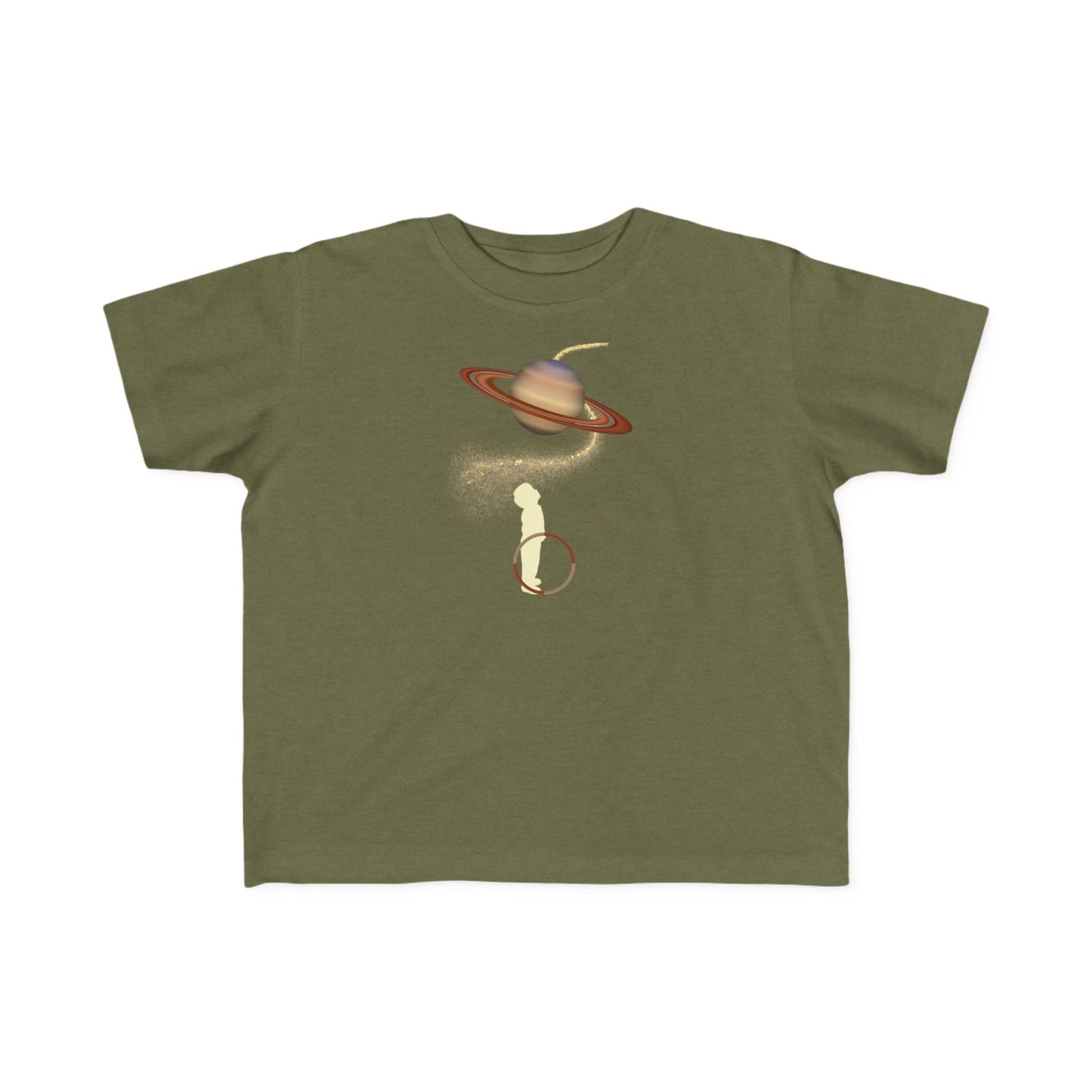 Toddler's Space Tee - Saturn Graphic Shirt, Birthday Gift, Astronomy Lover's Gift
