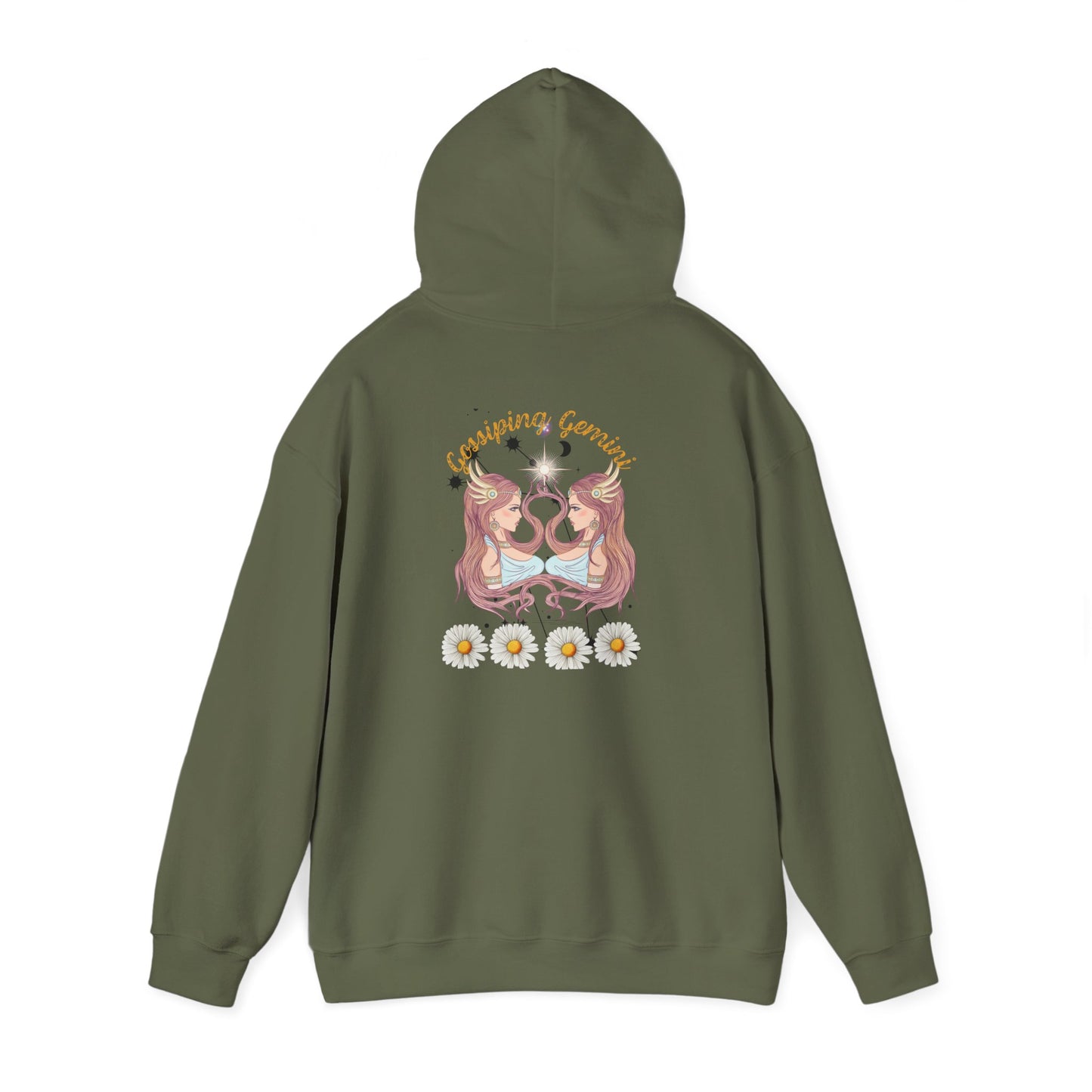 Gemini Unisex Hoodie: Cosmic Zodiac Astrology Gift for Horoscope Enthusiasts