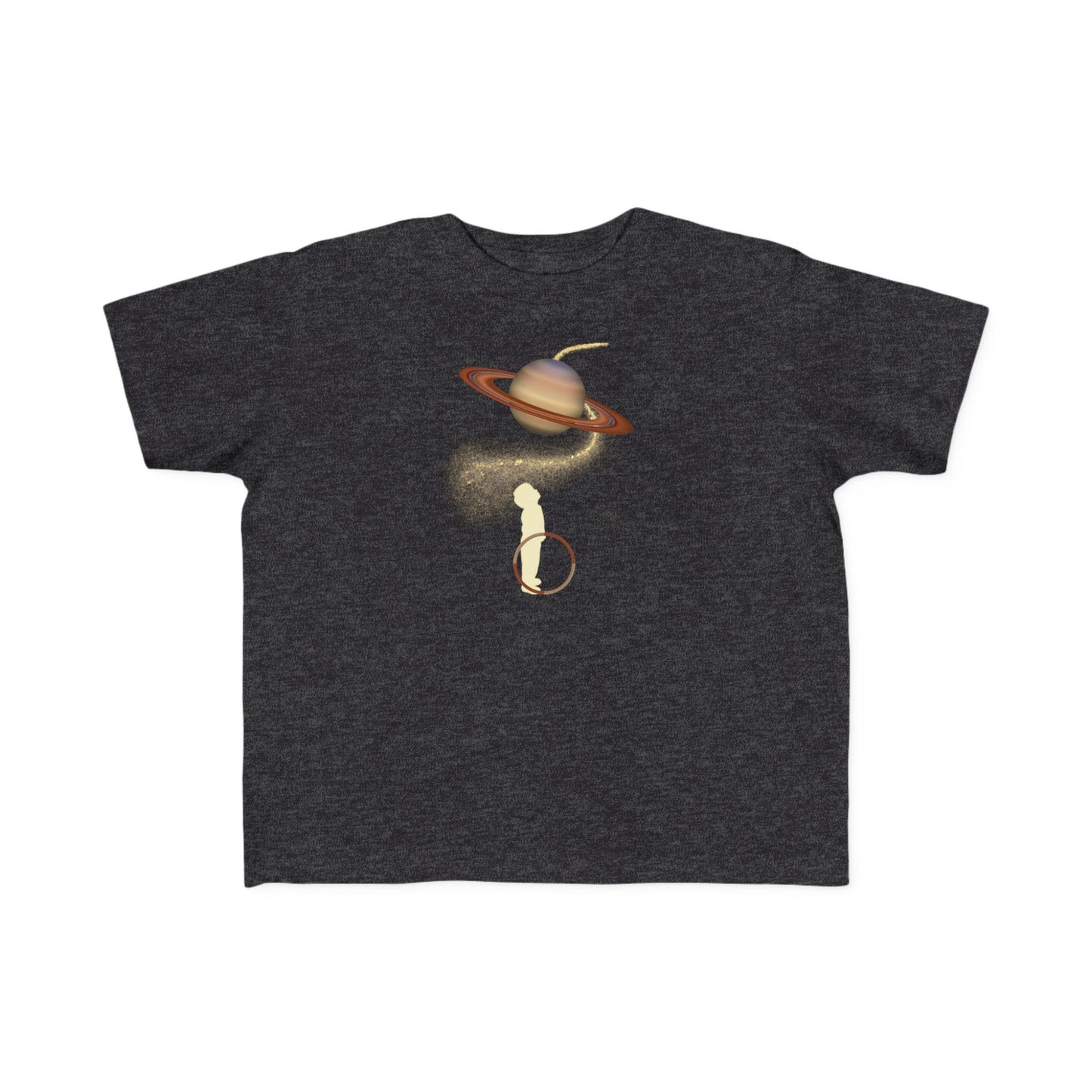 Toddler's Space Tee - Saturn Graphic Shirt, Birthday Gift, Astronomy Lover's Gift